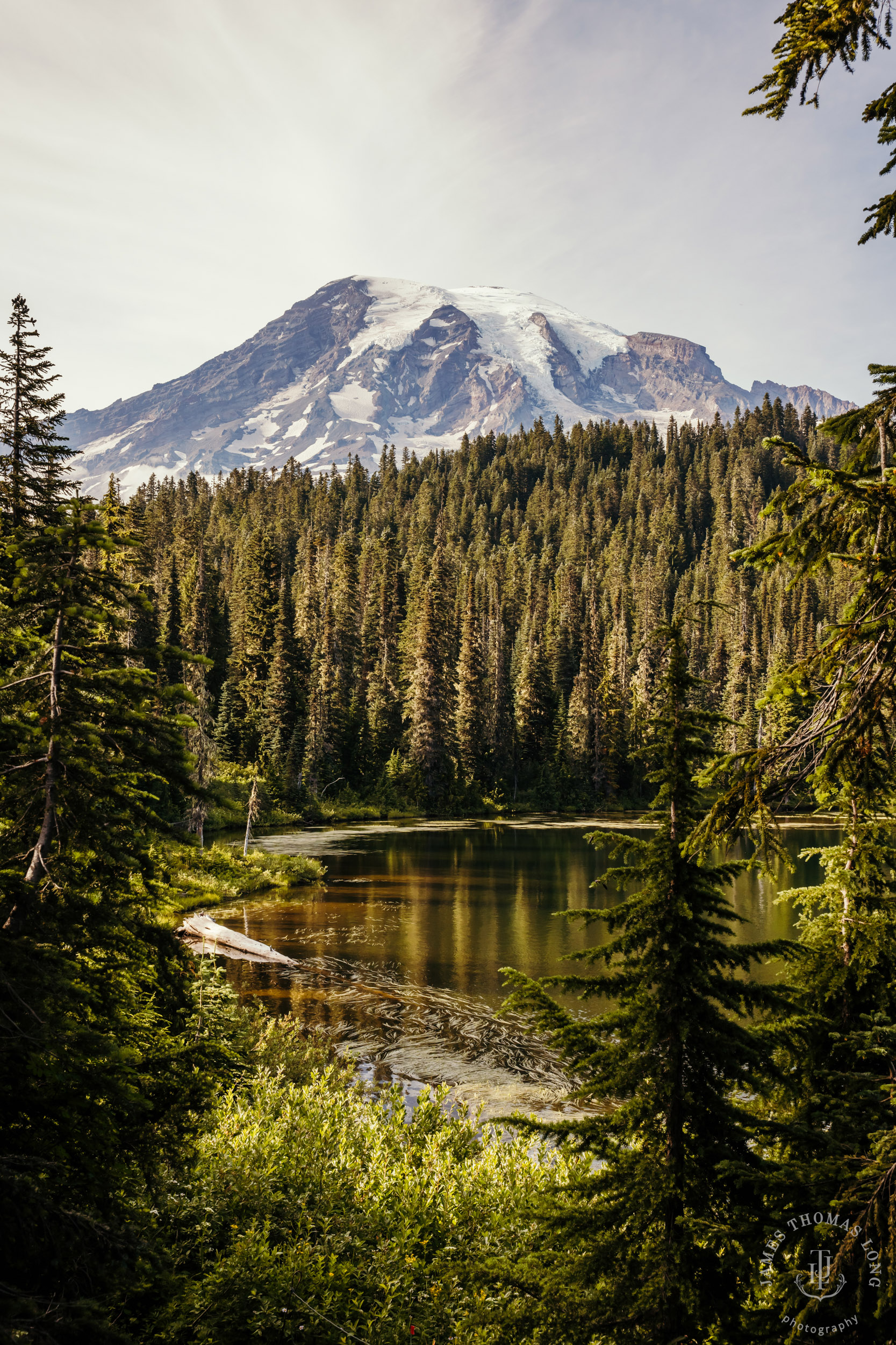 Mount Rainier adventure post-wedding by Seattle adventure wedding photographer James Thomas Long Photography