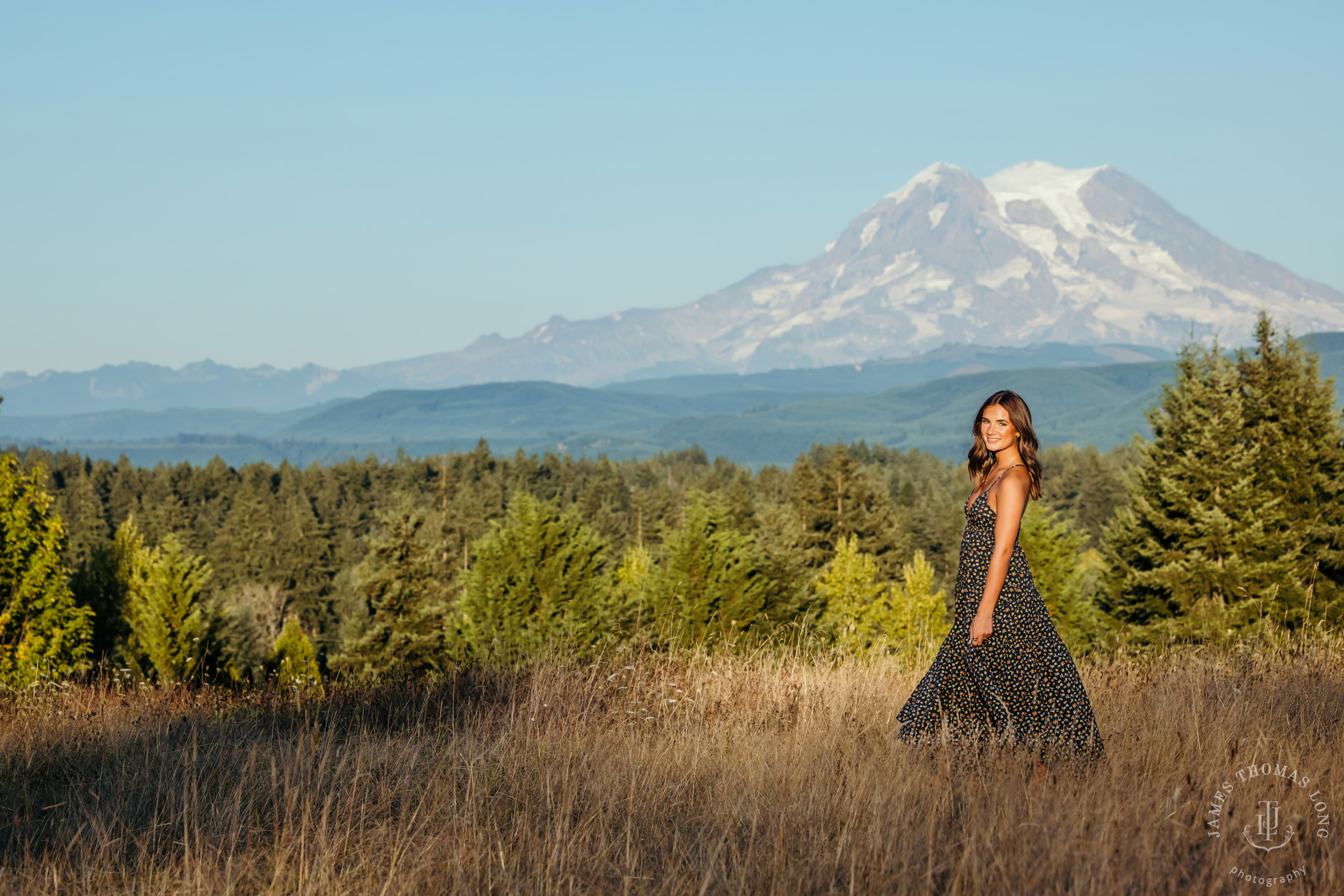 Mount Rainier high school senior portrait session by Seattle senior portrait photographer James Thomas Long Photography