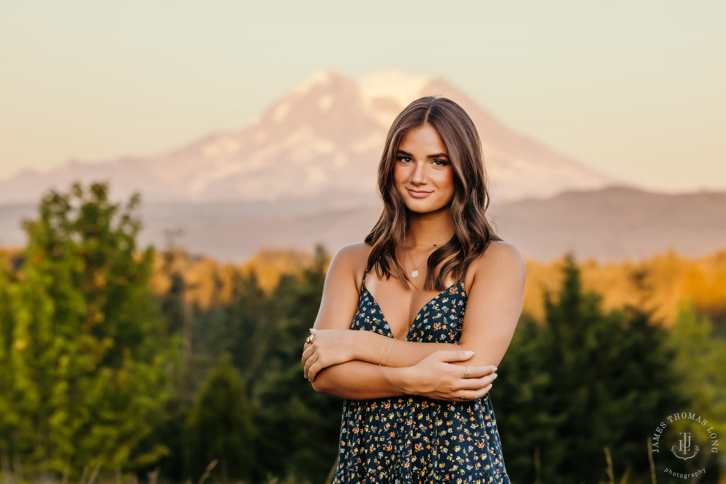 Mount Rainier high school senior portrait session by Seattle senior portrait photographer James Thomas Long Photography