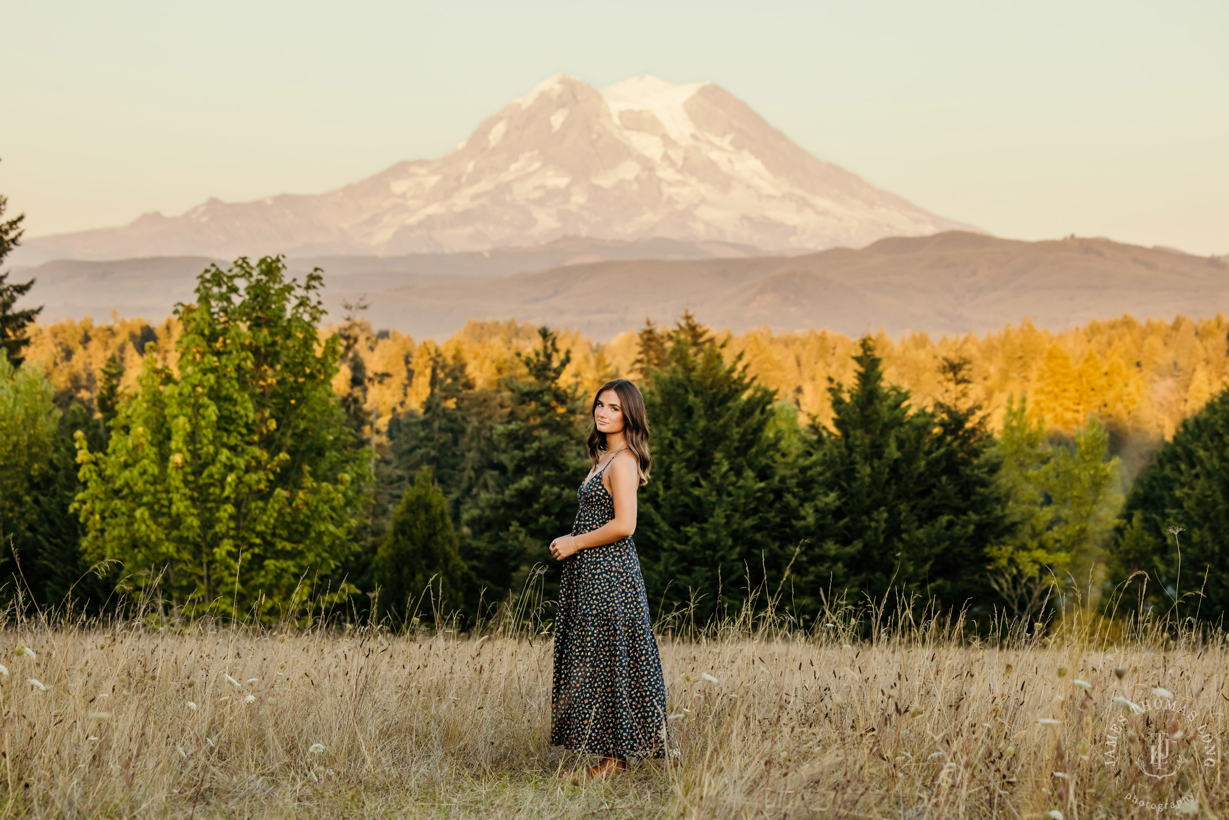 Mount Rainier high school senior portrait session by Seattle senior portrait photographer James Thomas Long Photography