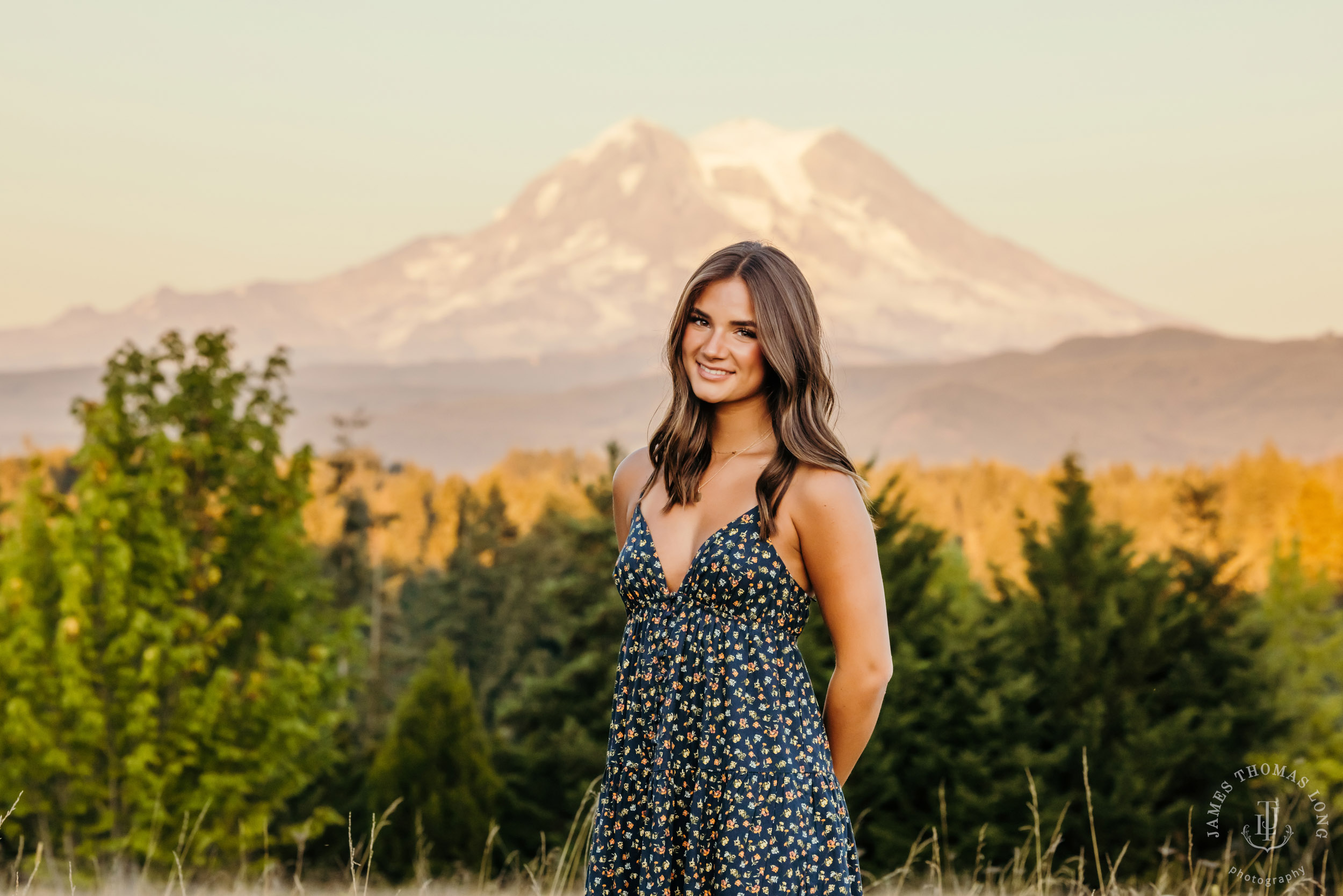 Mount Rainier high school senior portrait session by Seattle senior portrait photographer James Thomas Long Photography