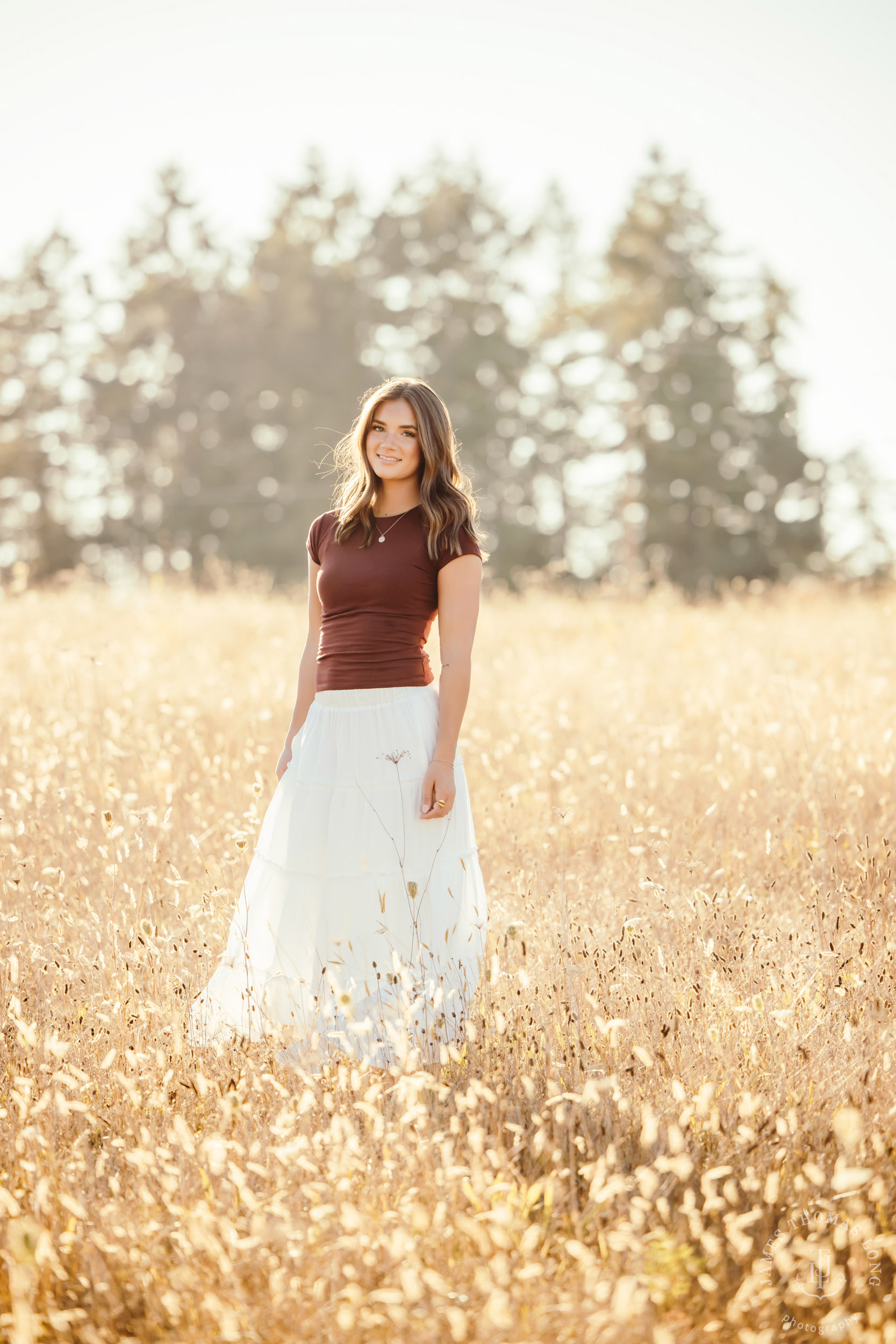 Mount Rainier high school senior portrait session by Seattle senior portrait photographer James Thomas Long Photography