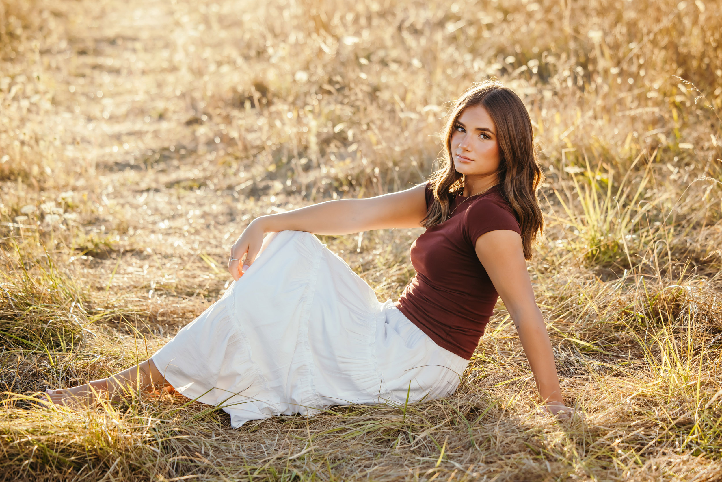 Mount Rainier high school senior portrait session by Seattle senior portrait photographer James Thomas Long Photography