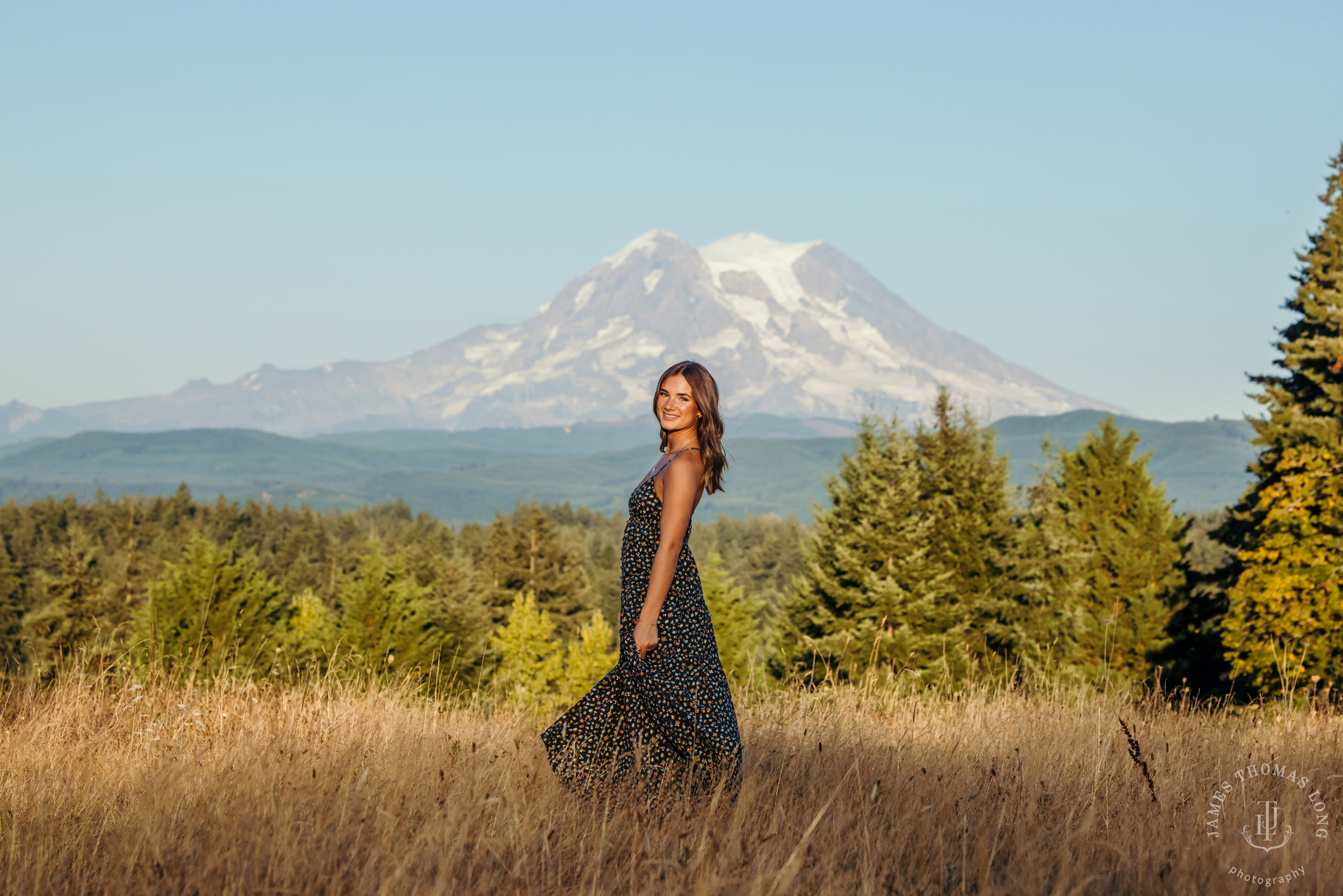 Mount Rainier high school senior portrait session by Seattle senior portrait photographer James Thomas Long Photography