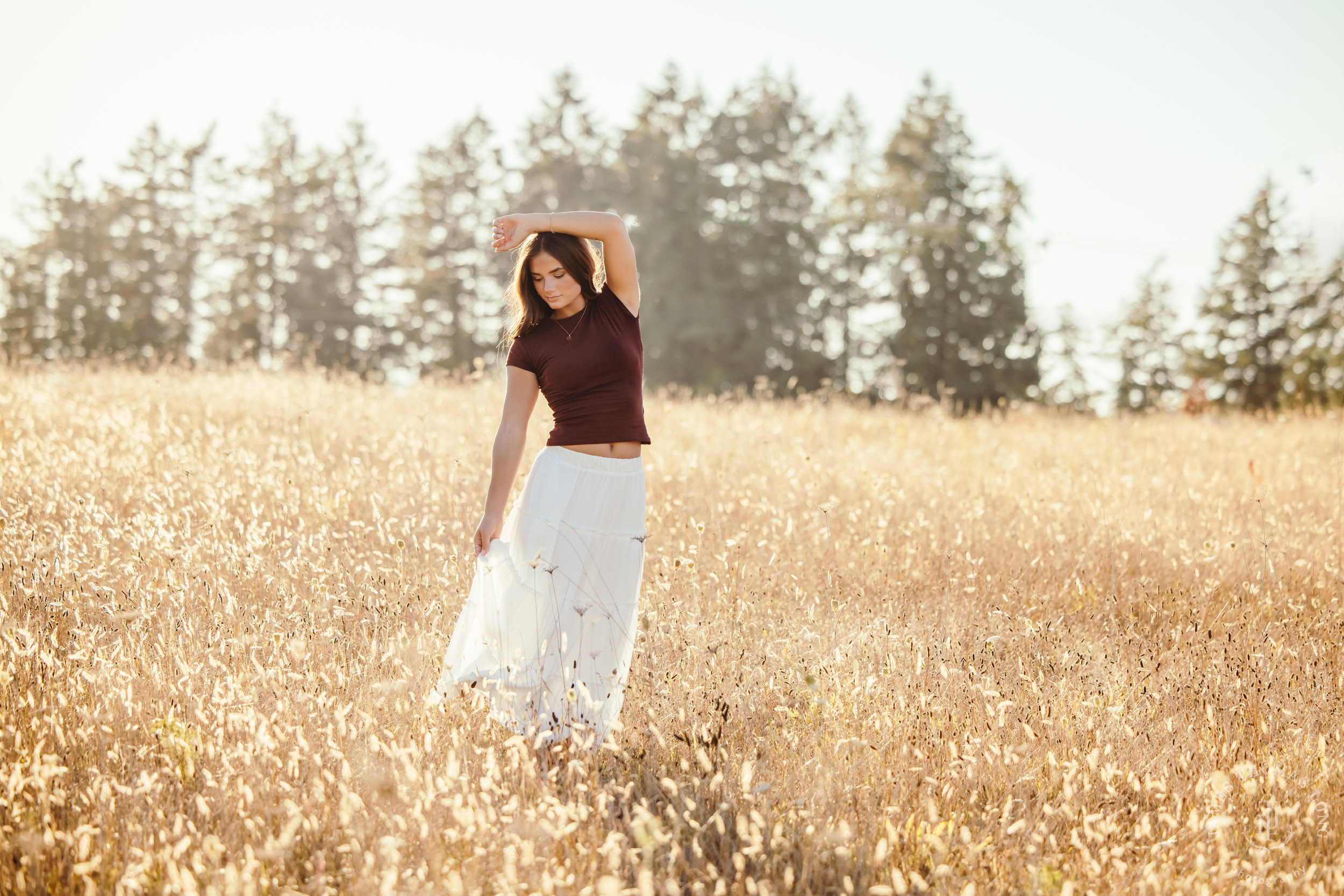 Mount Rainier high school senior portrait session by Seattle senior portrait photographer James Thomas Long Photography