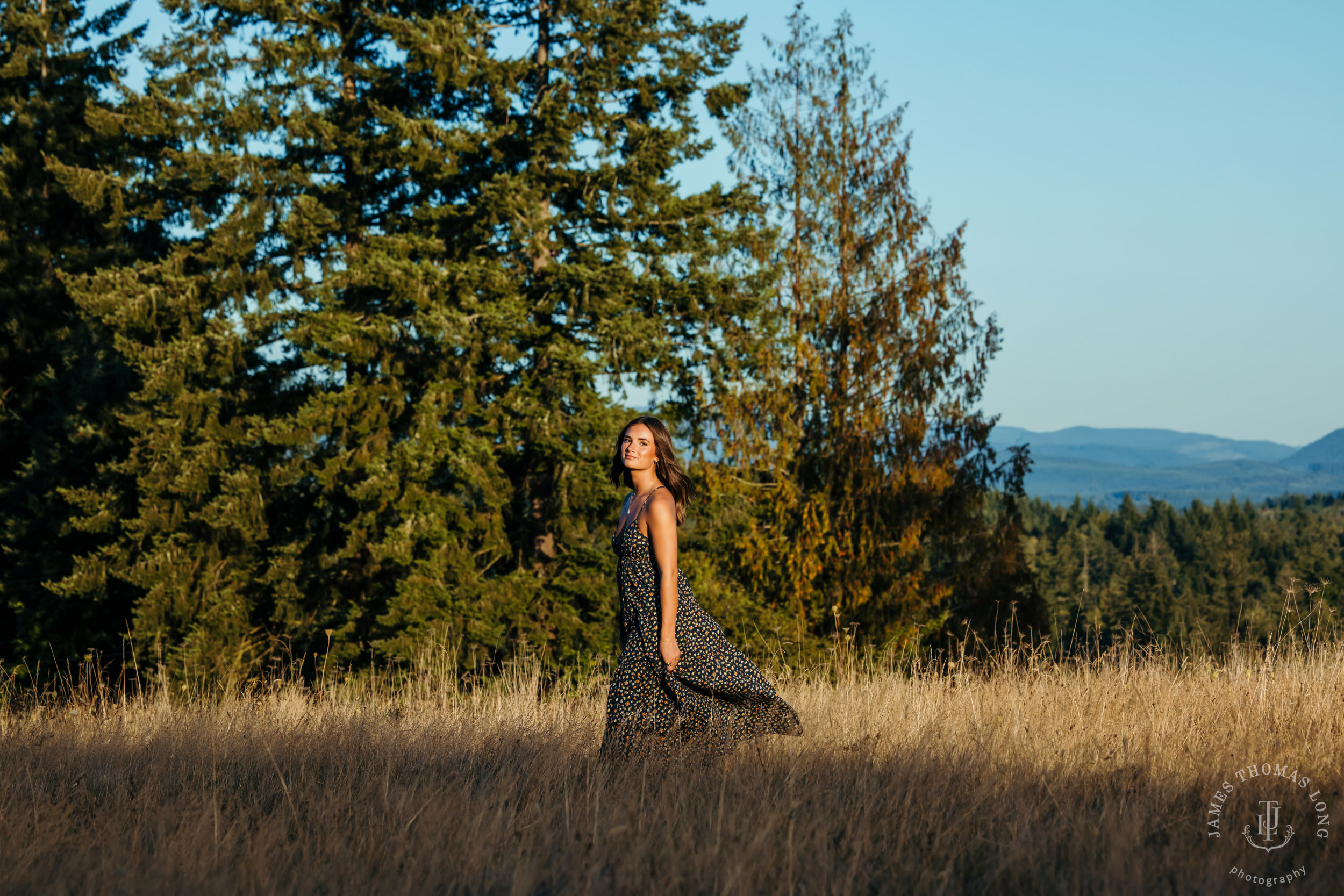 Mount Rainier high school senior portrait session by Seattle senior portrait photographer James Thomas Long Photography