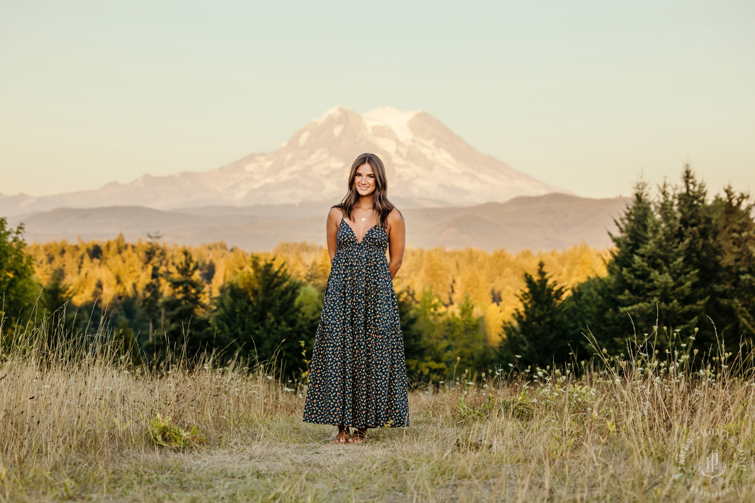 Mount Rainier high school senior portrait session by Seattle senior portrait photographer James Thomas Long Photography