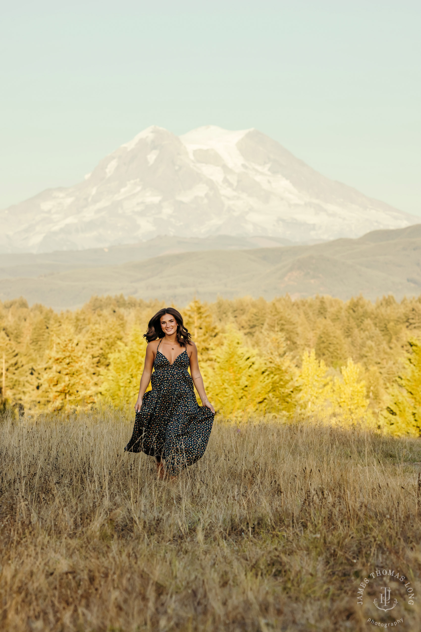 Mount Rainier high school senior portrait session by Seattle senior portrait photographer James Thomas Long Photography