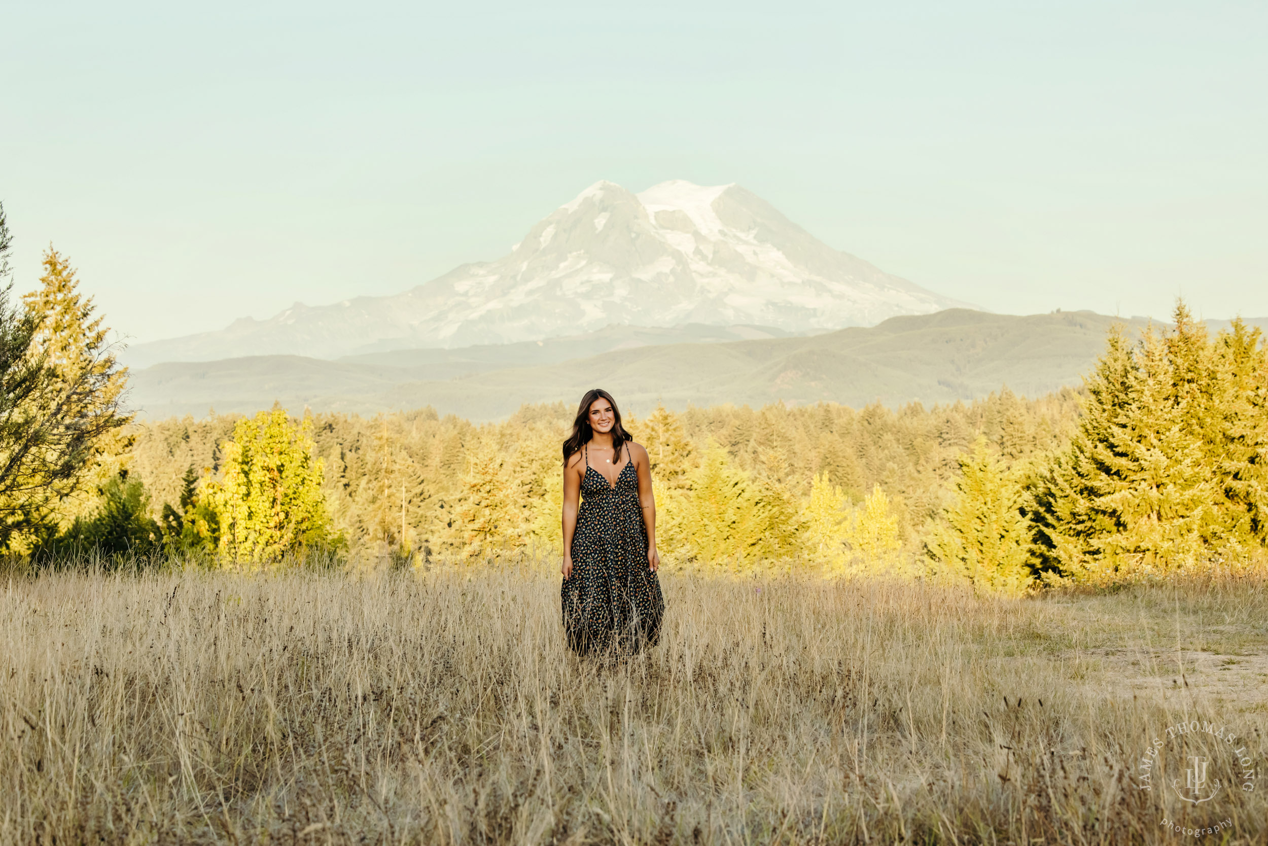Mount Rainier high school senior portrait session by Seattle senior portrait photographer James Thomas Long Photography