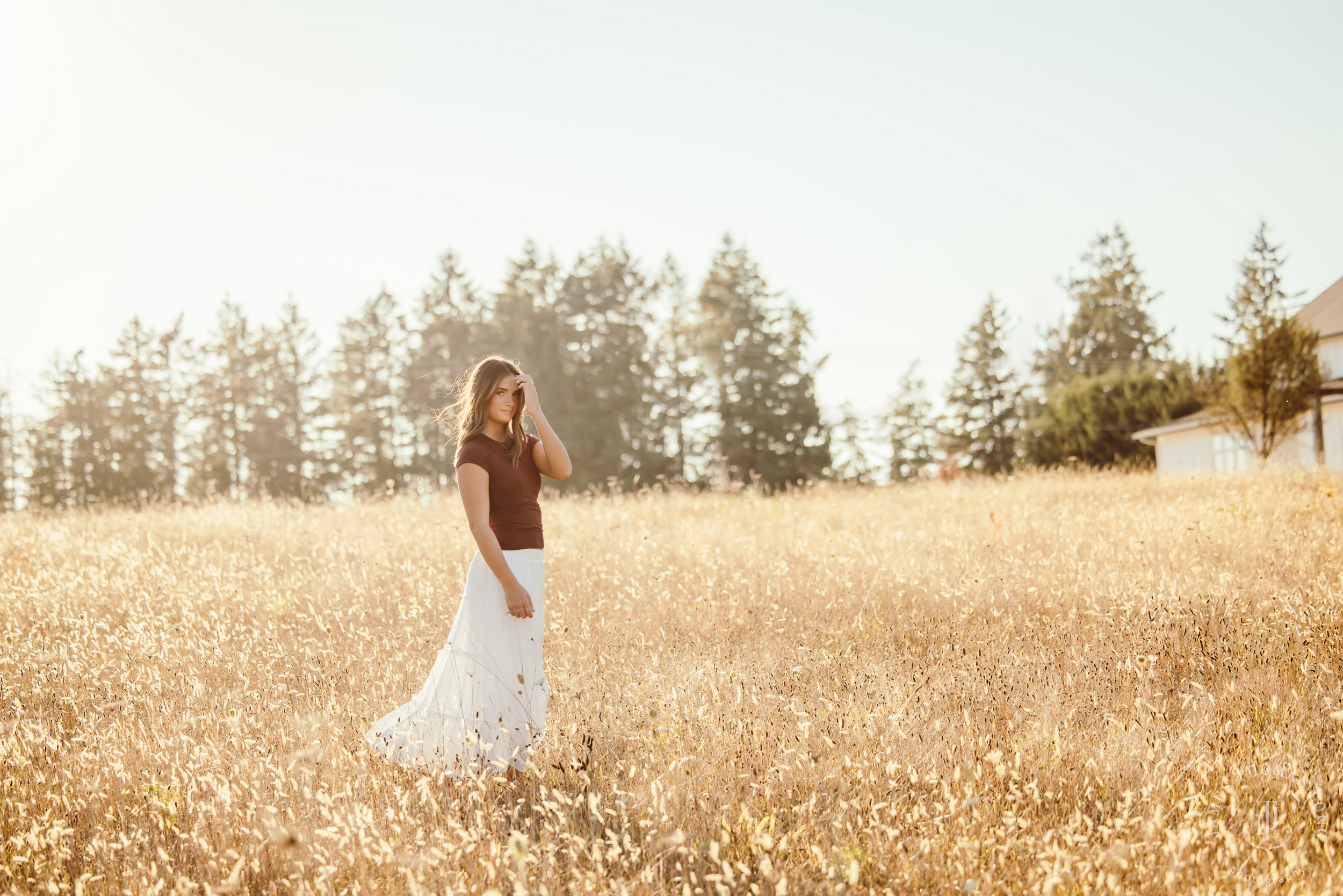 Mount Rainier high school senior portrait session by Seattle senior portrait photographer James Thomas Long Photography