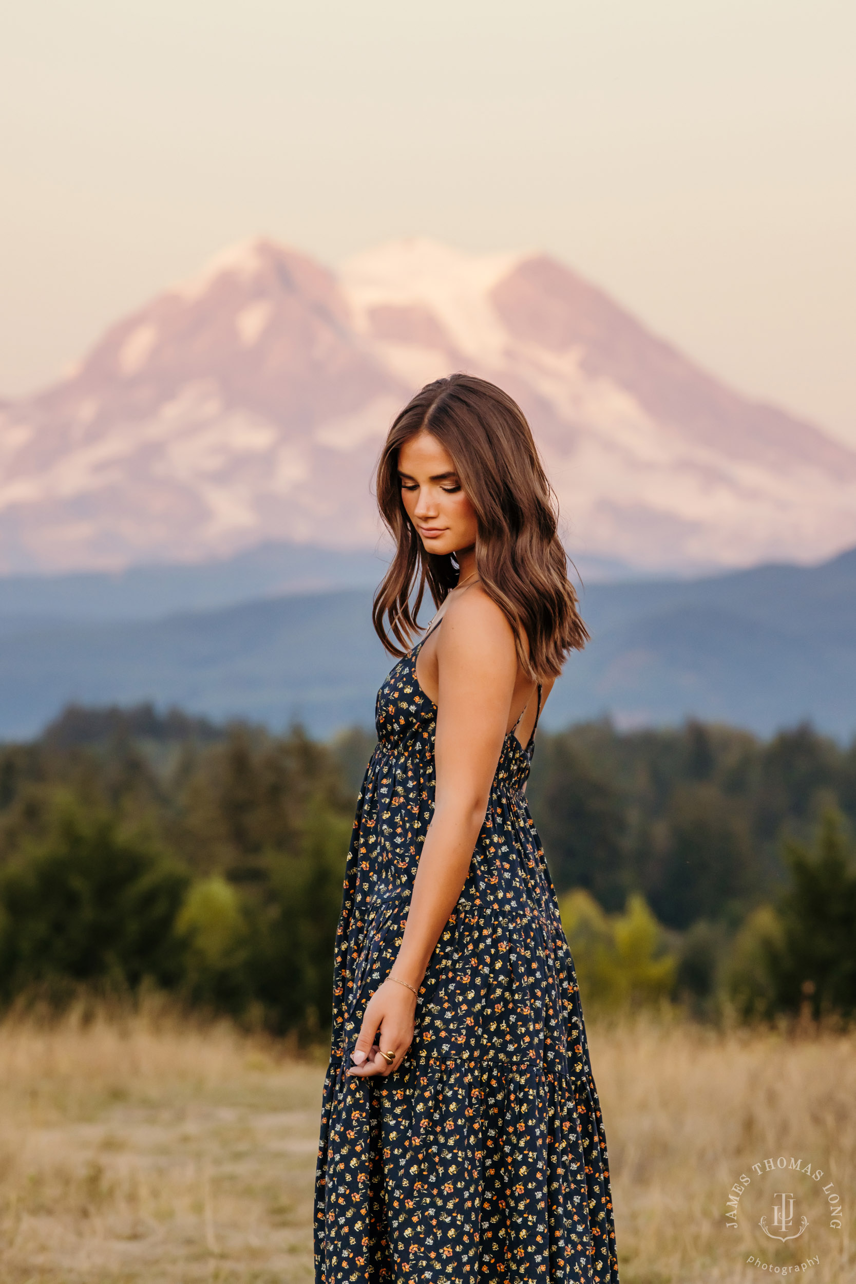 Mount Rainier high school senior portrait session by Seattle senior portrait photographer James Thomas Long Photography