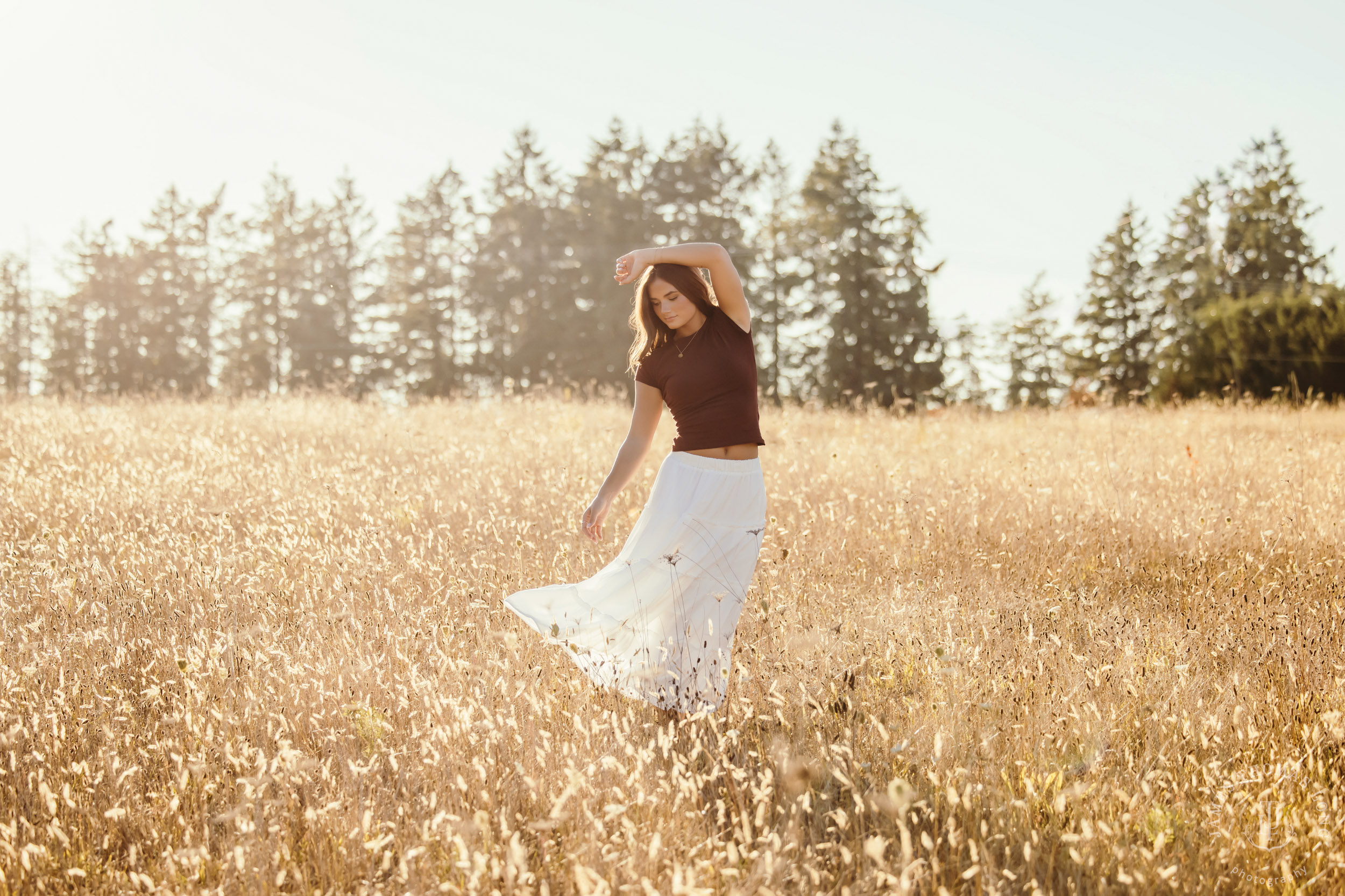 Mount Rainier high school senior portrait session by Seattle senior portrait photographer James Thomas Long Photography