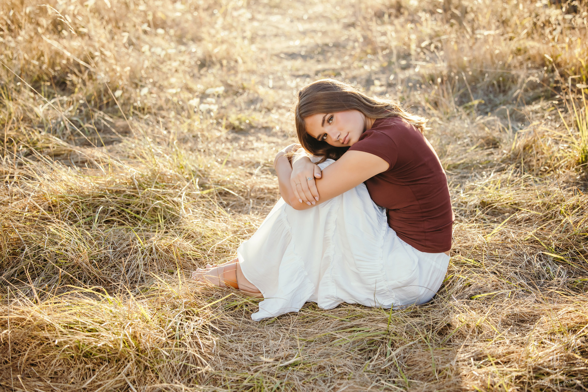 Mount Rainier high school senior portrait session by Seattle senior portrait photographer James Thomas Long Photography