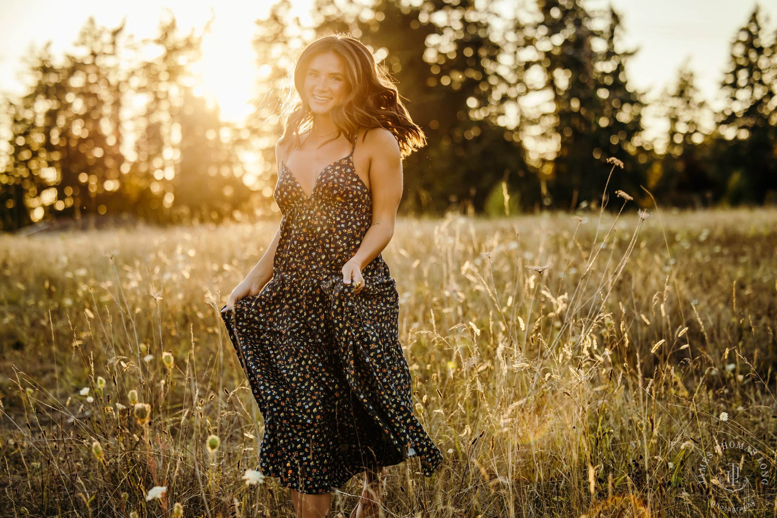 Mount Rainier high school senior portrait session by Seattle senior portrait photographer James Thomas Long Photography