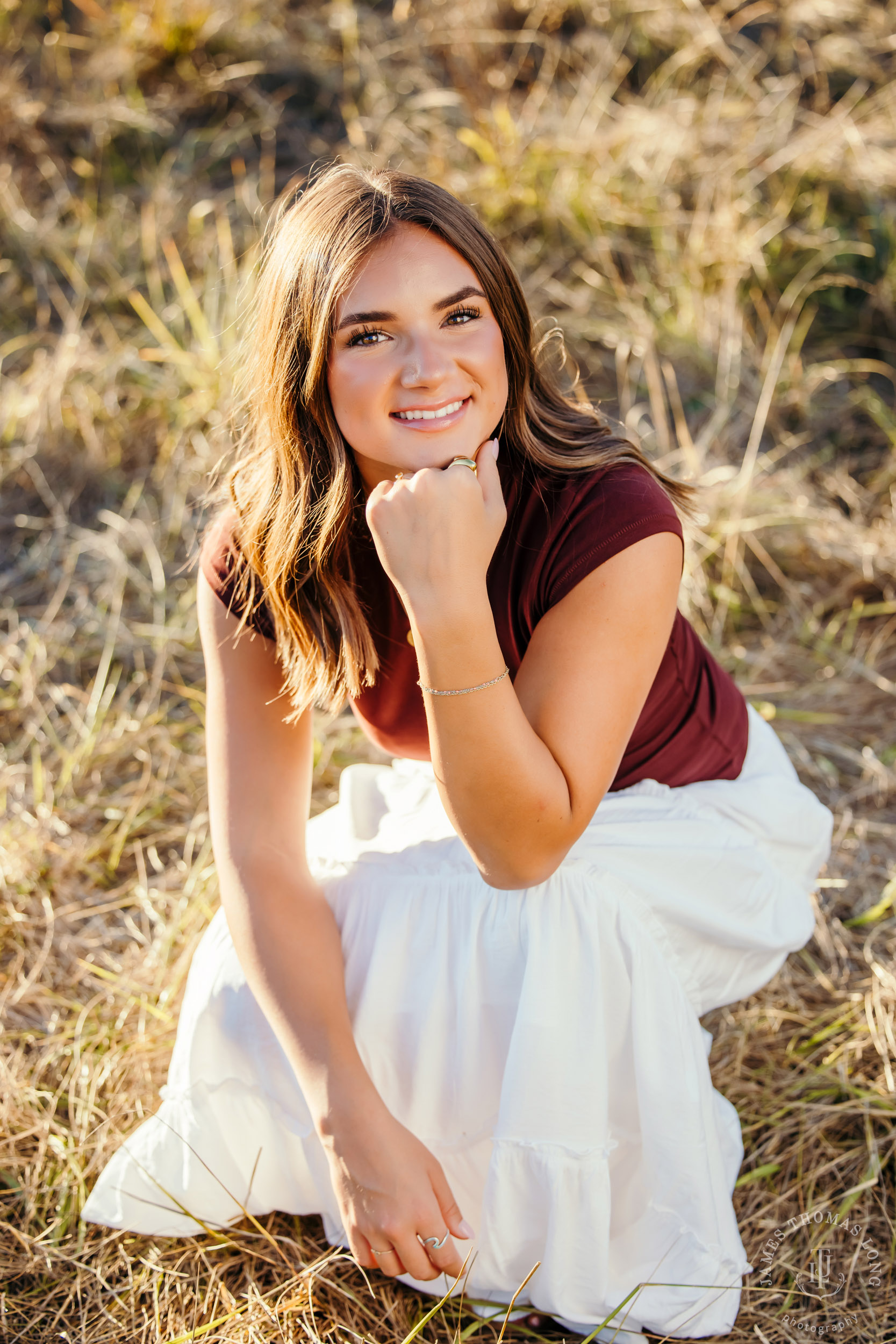 Mount Rainier high school senior portrait session by Seattle senior portrait photographer James Thomas Long Photography
