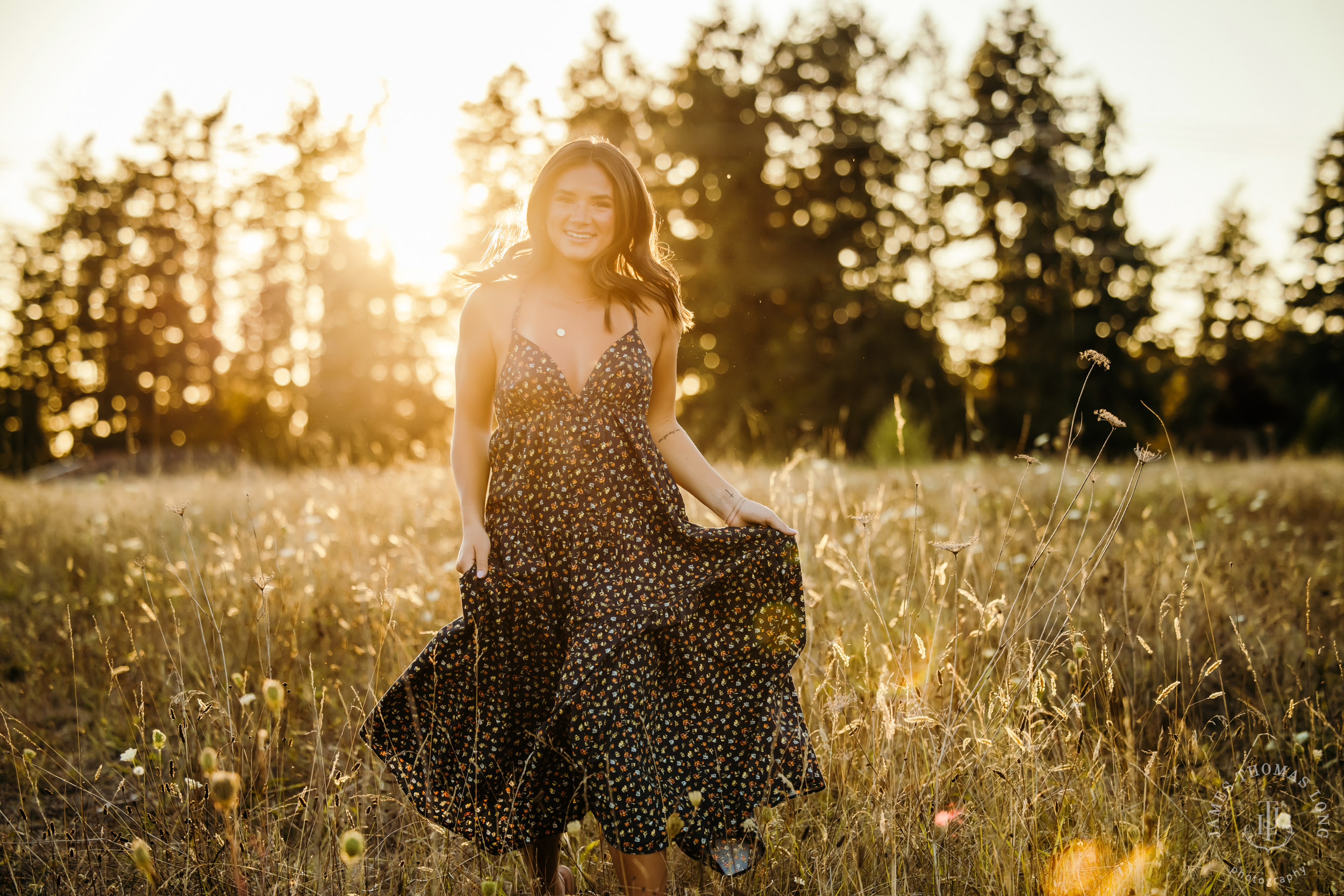 Mount Rainier high school senior portrait session by Seattle senior portrait photographer James Thomas Long Photography