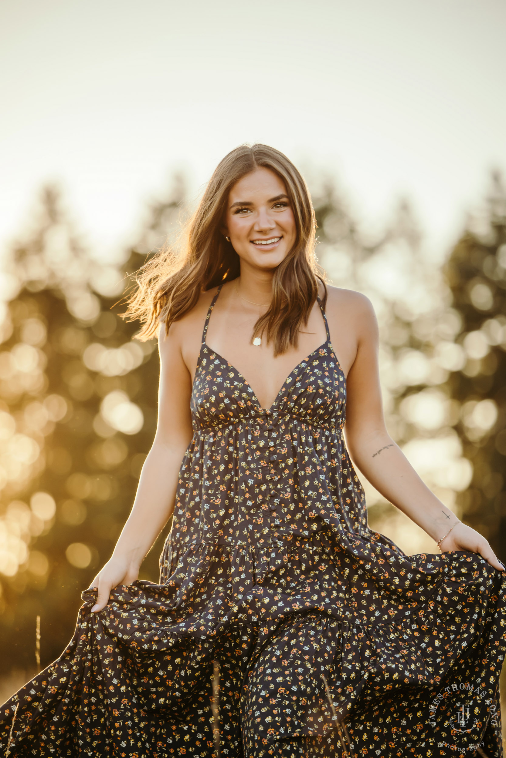 Mount Rainier high school senior portrait session by Seattle senior portrait photographer James Thomas Long Photography