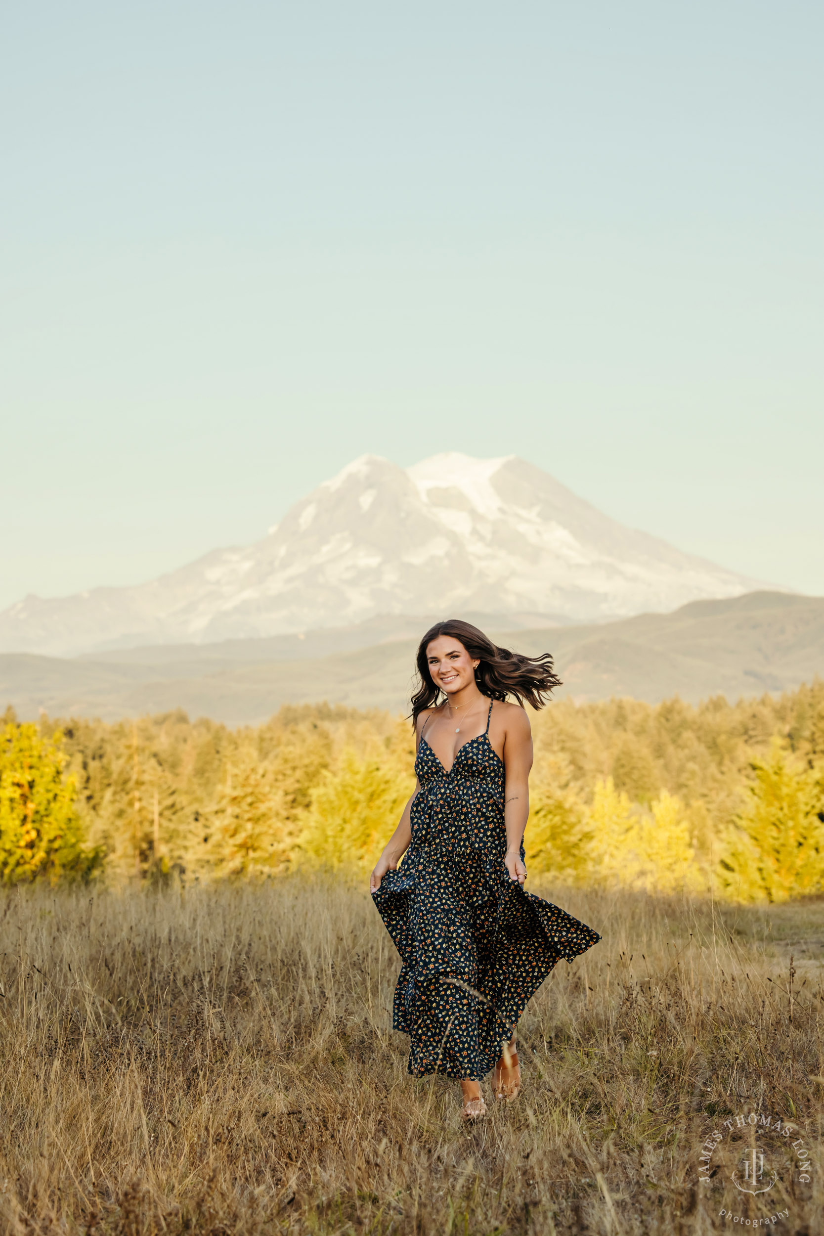 Mount Rainier high school senior portrait session by Seattle senior portrait photographer James Thomas Long Photography