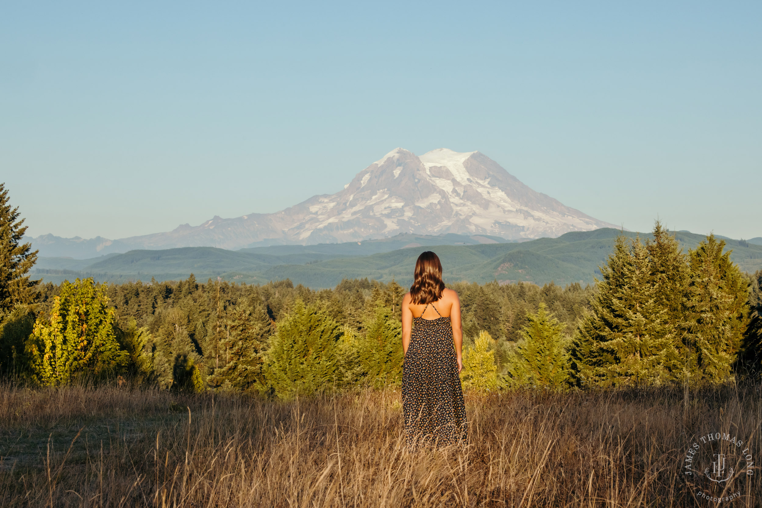 Mount Rainier high school senior portrait session by Seattle senior portrait photographer James Thomas Long Photography