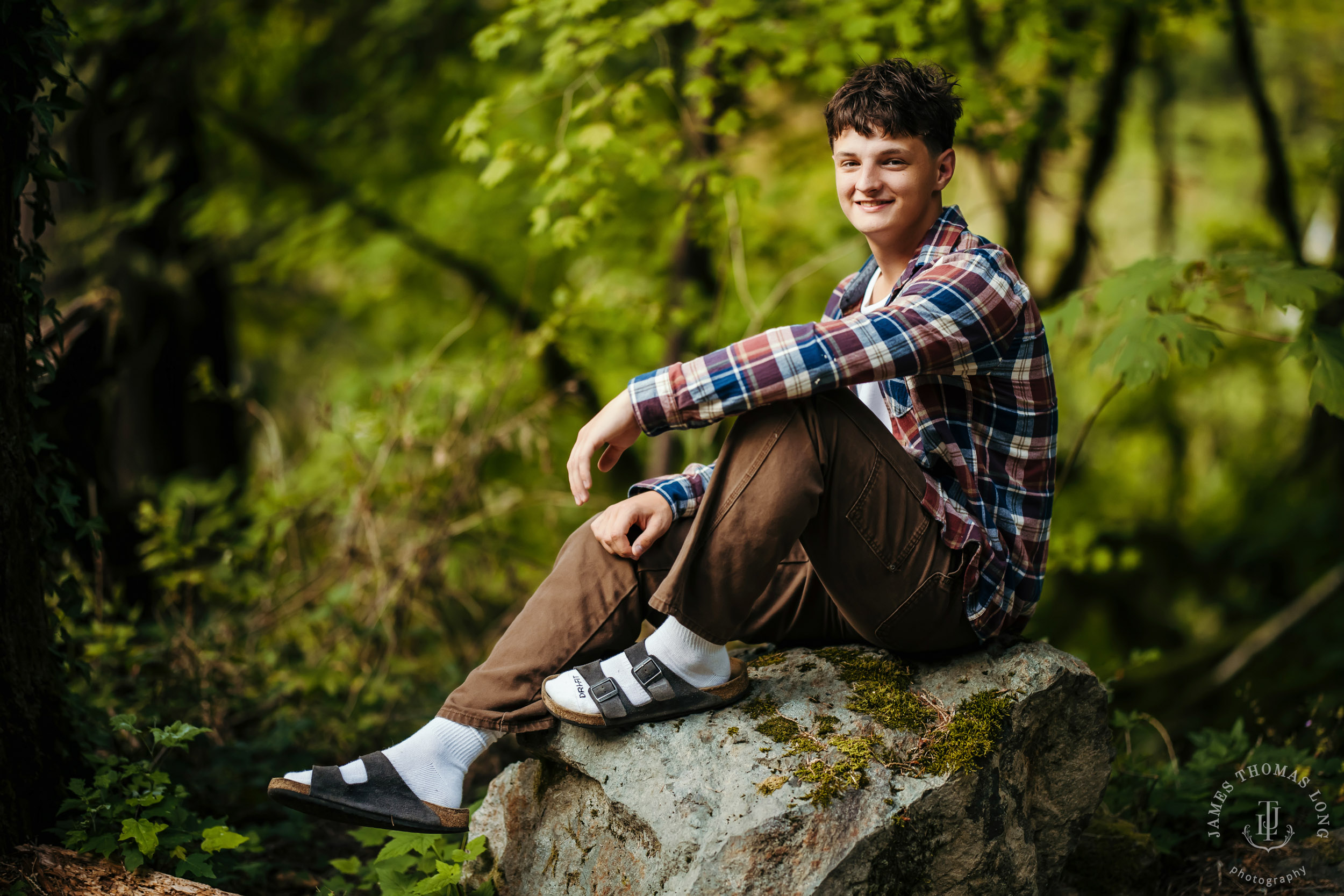 North Bend high school senior portrait session by Snoqualmie senior portrait photographer James Thomas Long Photography