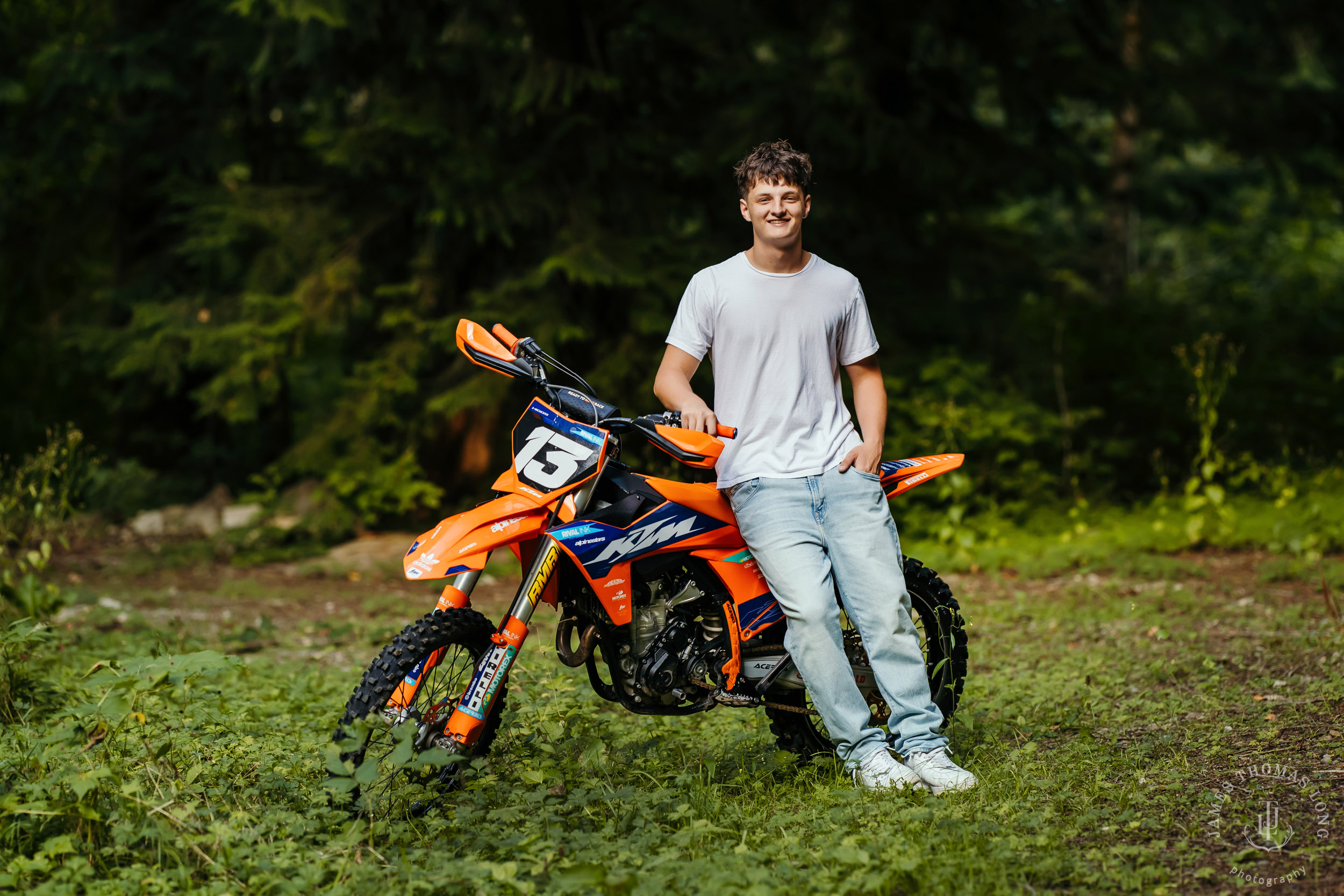 North Bend high school senior portrait session by Snoqualmie senior portrait photographer James Thomas Long Photography