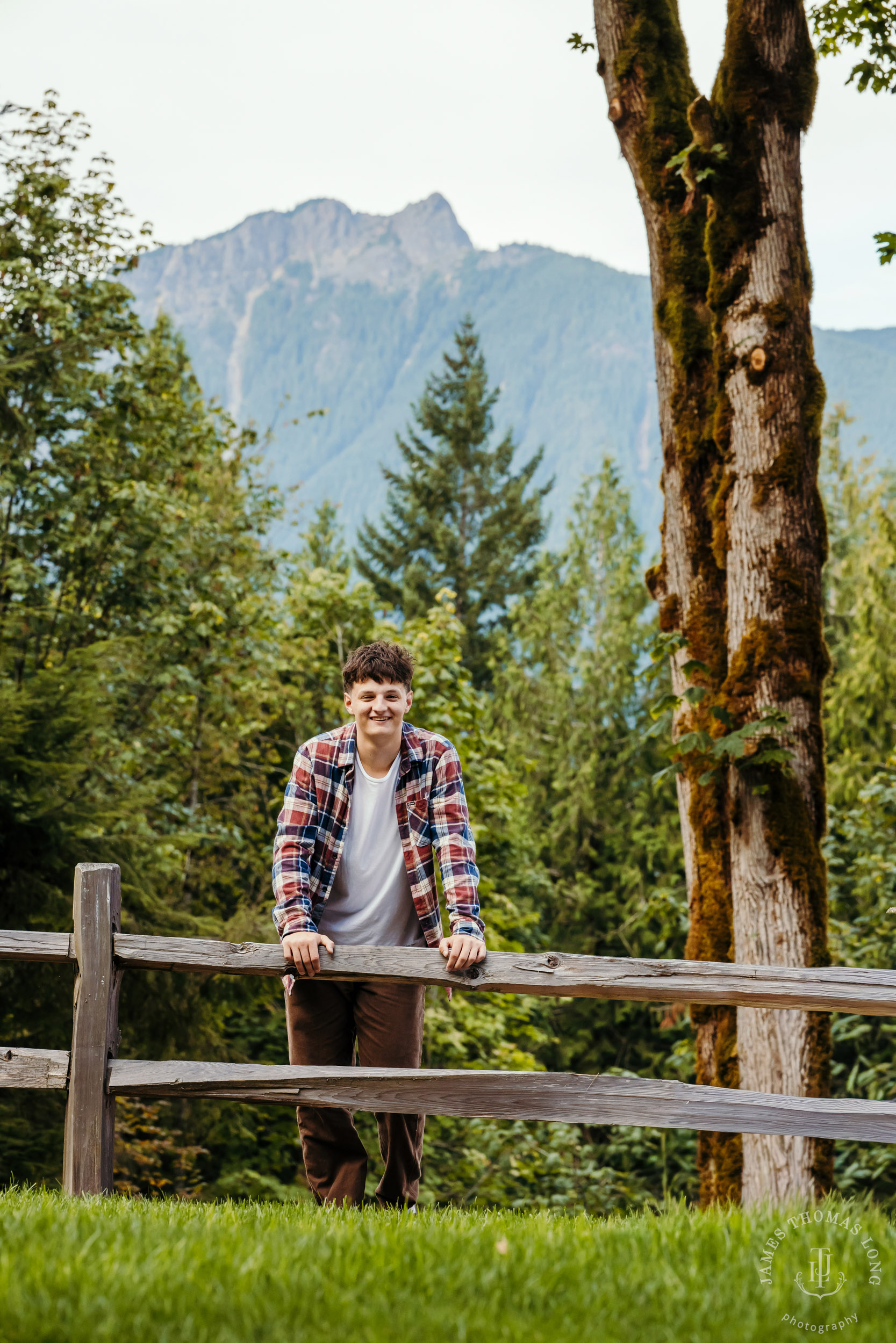 North Bend high school senior portrait session by Snoqualmie senior portrait photographer James Thomas Long Photography