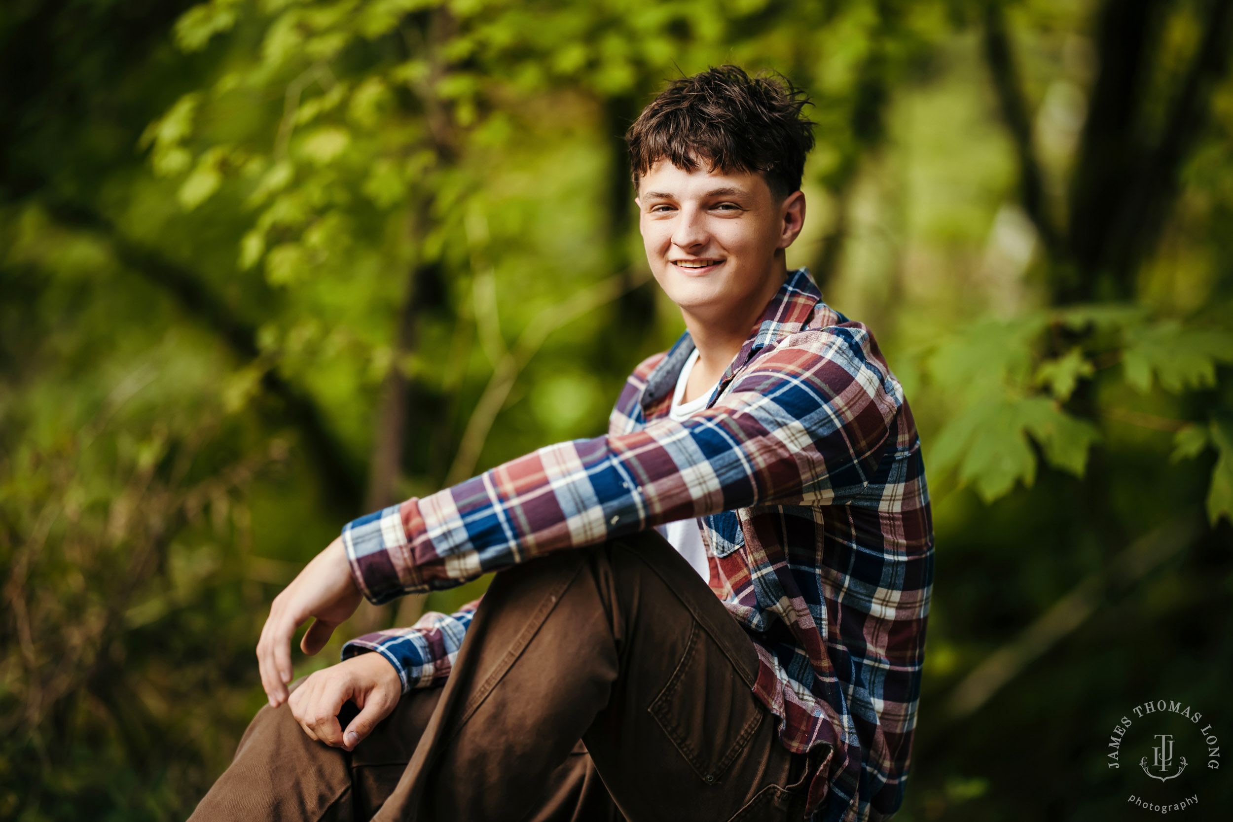 North Bend high school senior portrait session by Snoqualmie senior portrait photographer James Thomas Long Photography