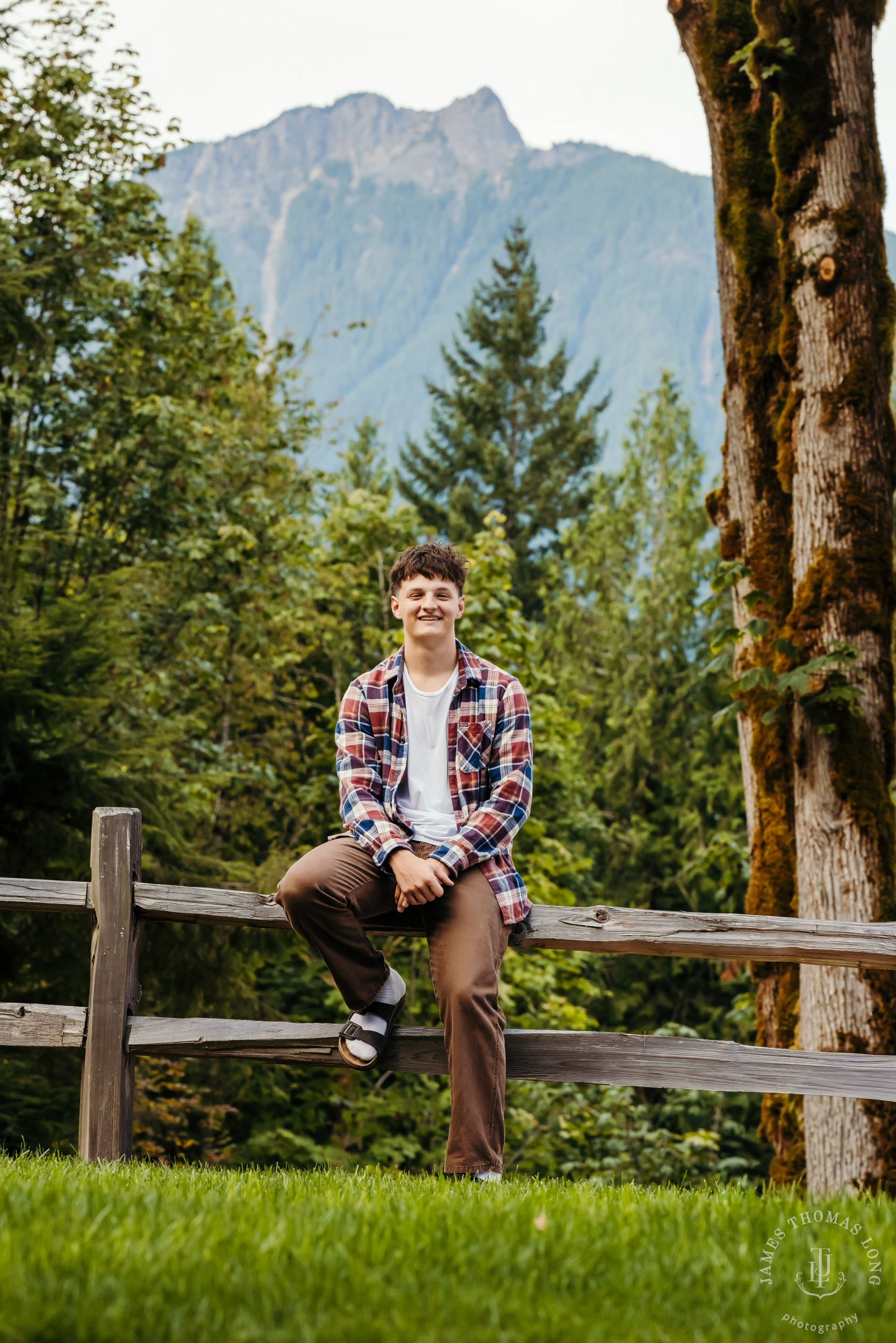 North Bend high school senior portrait session by Snoqualmie senior portrait photographer James Thomas Long Photography