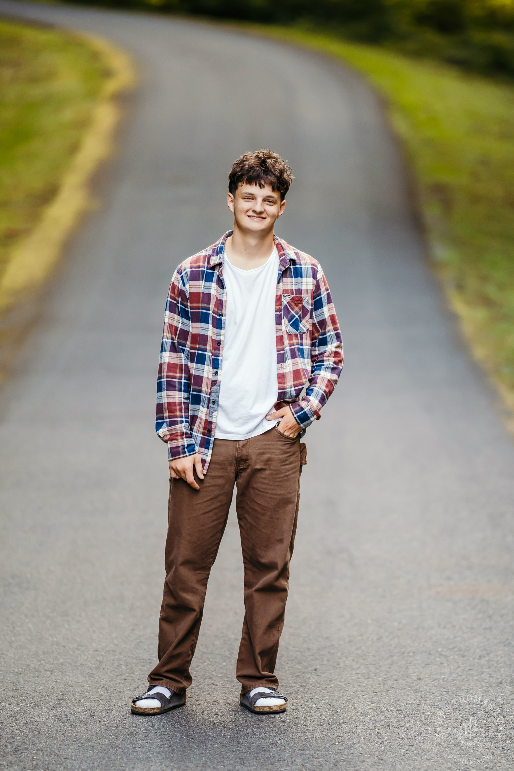 North Bend high school senior portrait session by Snoqualmie senior portrait photographer James Thomas Long Photography