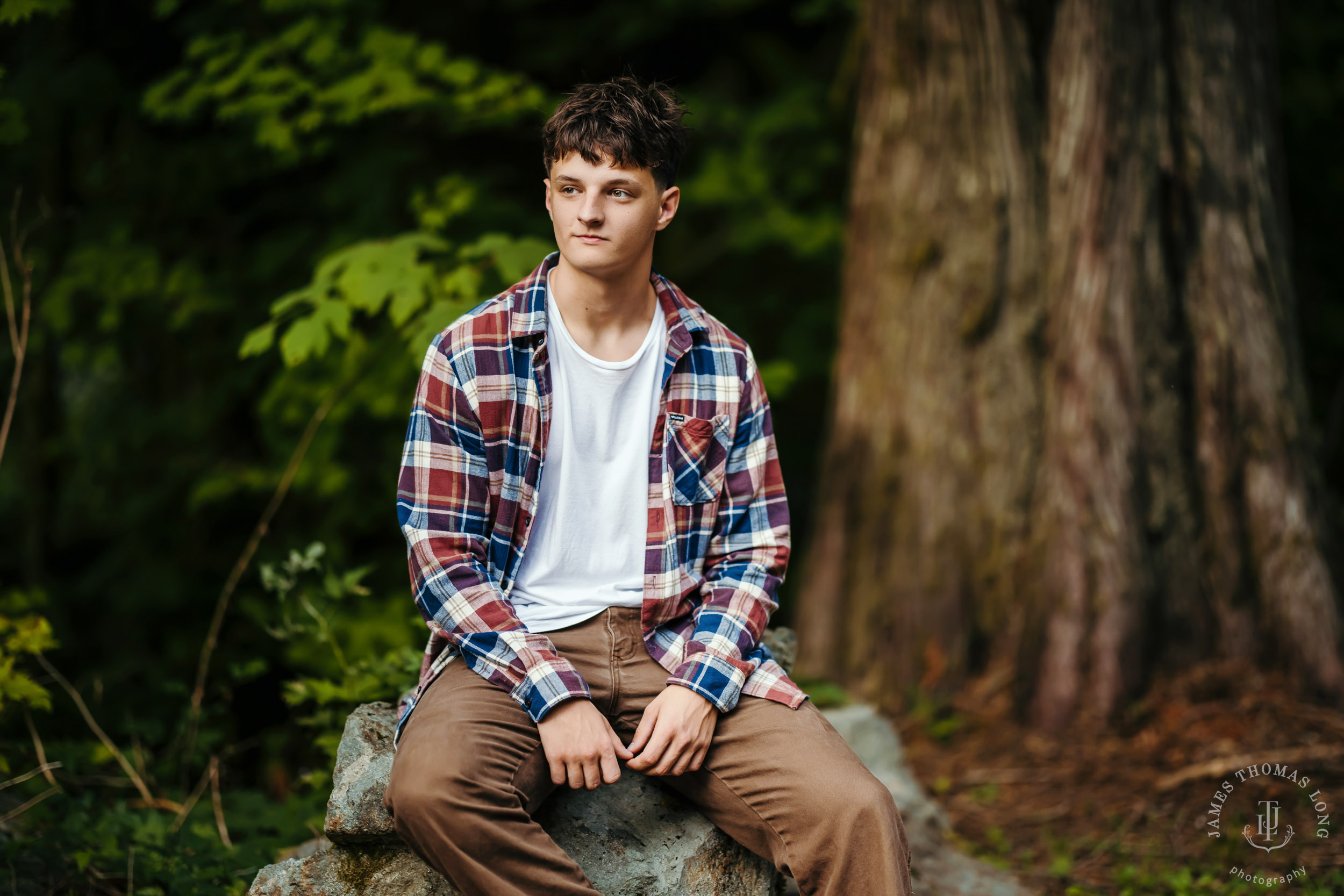 North Bend high school senior portrait session by Snoqualmie senior portrait photographer James Thomas Long Photography