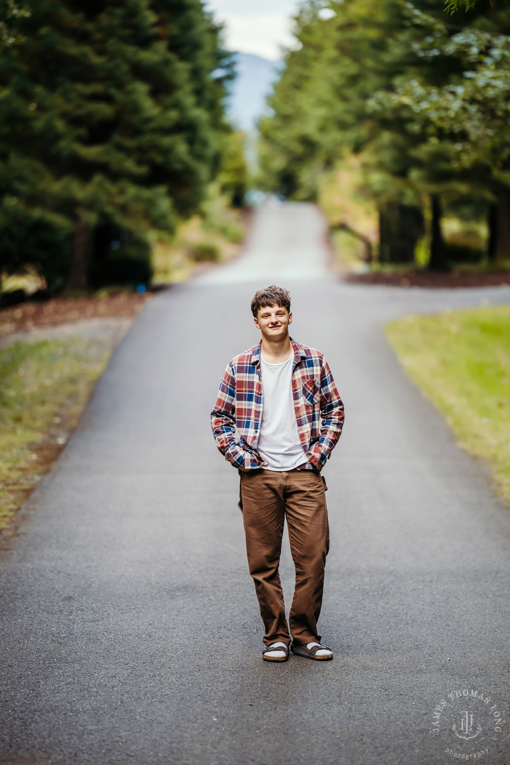 North Bend high school senior portrait session by Snoqualmie senior portrait photographer James Thomas Long Photography
