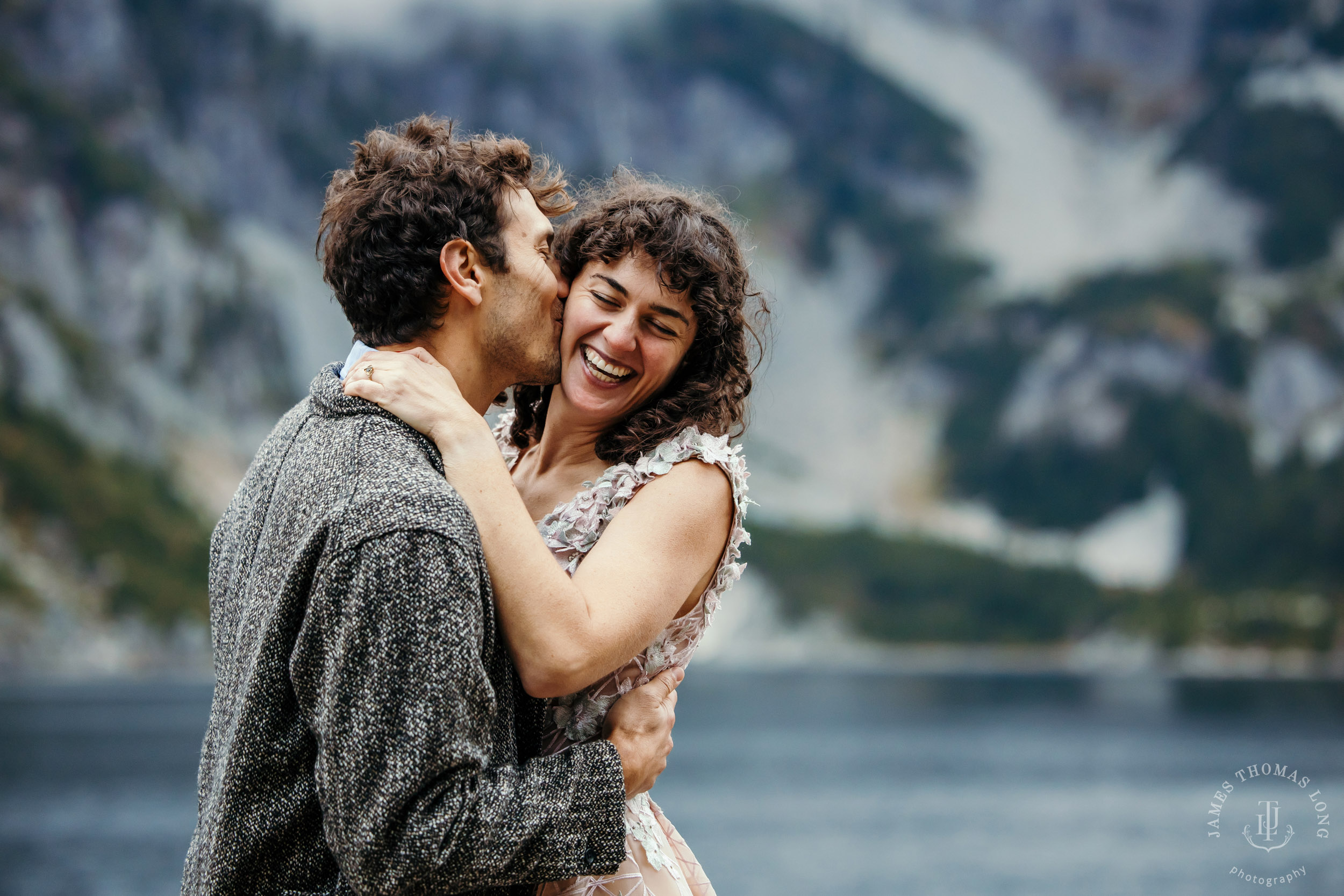 Cascade Mountain adventure engagement by Seattle adventure wedding and elopement photographer James Thomas Long Photography