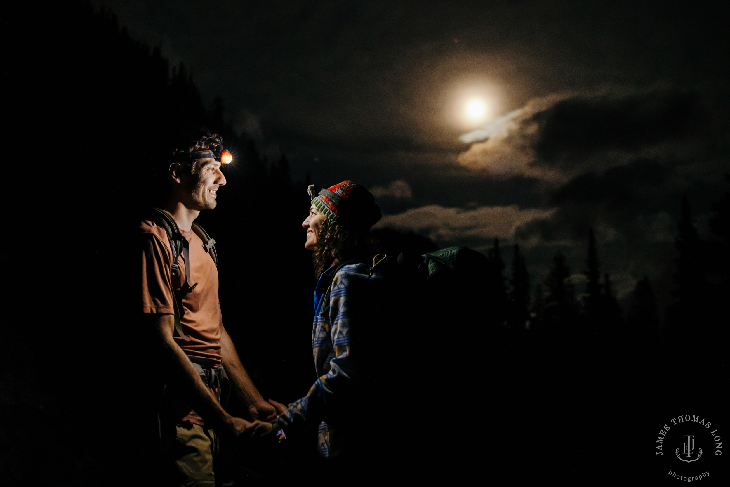 Cascade Mountain adventure engagement by Seattle adventure wedding and elopement photographer James Thomas Long Photography