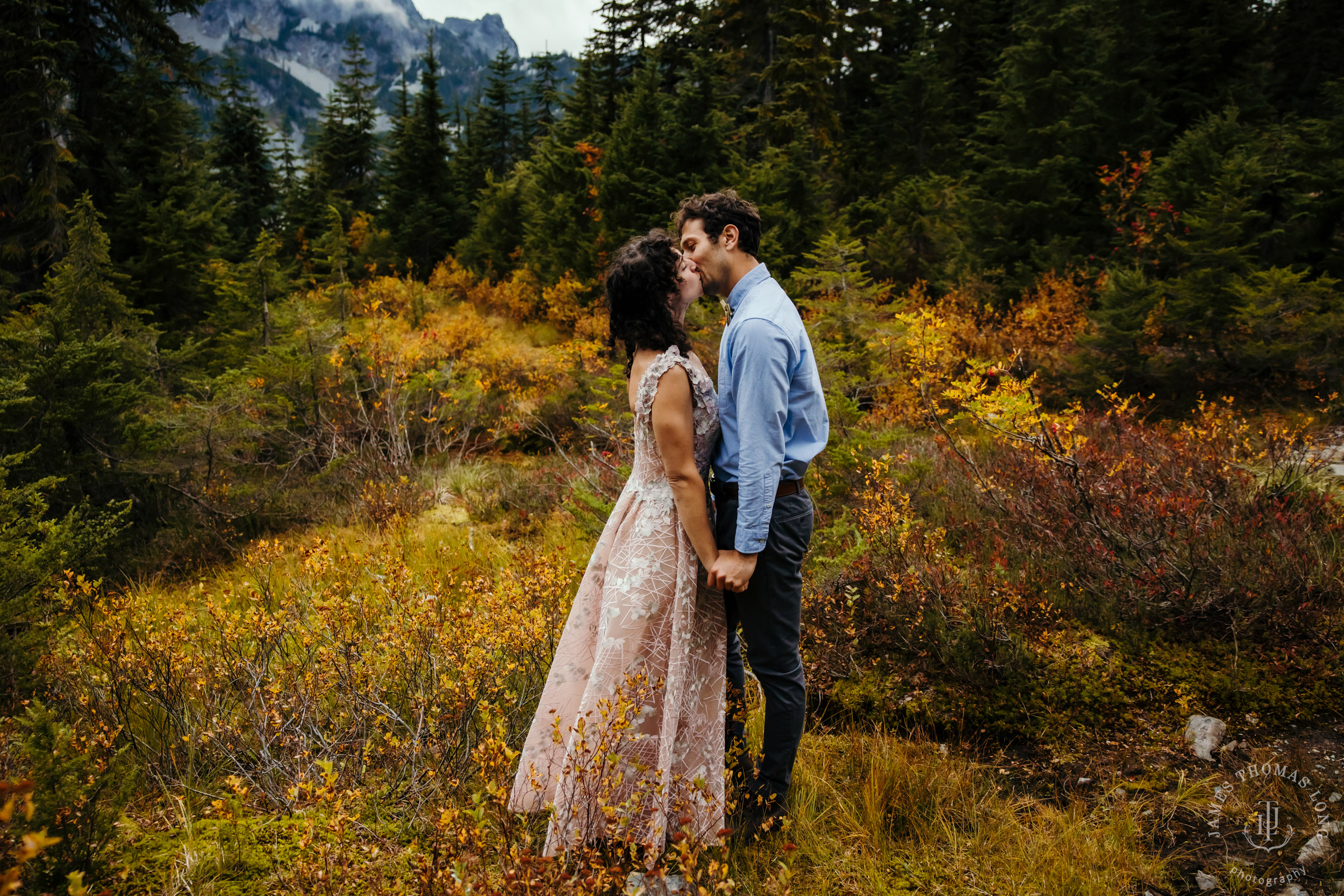 Cascade Mountain adventure engagement by Seattle adventure wedding and elopement photographer James Thomas Long Photography