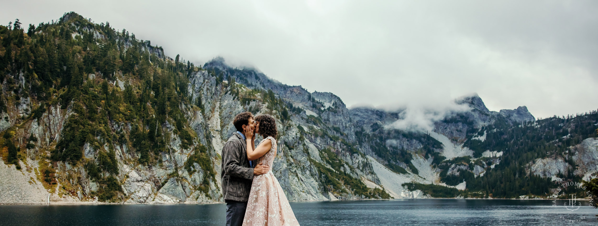 Cascade Mountain adventure engagement by Seattle adventure wedding and elopement photographer James Thomas Long Photography
