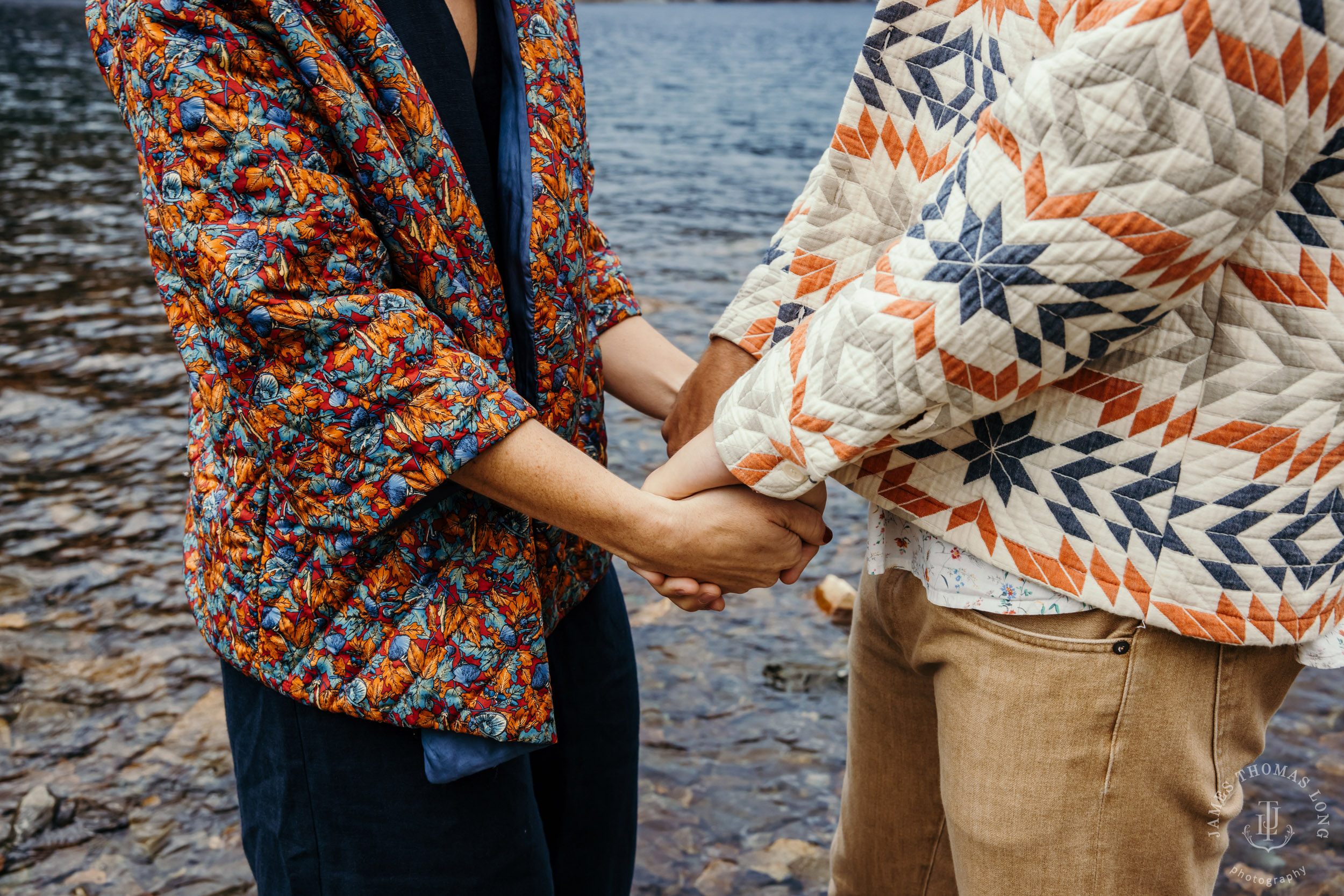Cascade Mountain adventure engagement by Seattle adventure wedding and elopement photographer James Thomas Long Photography