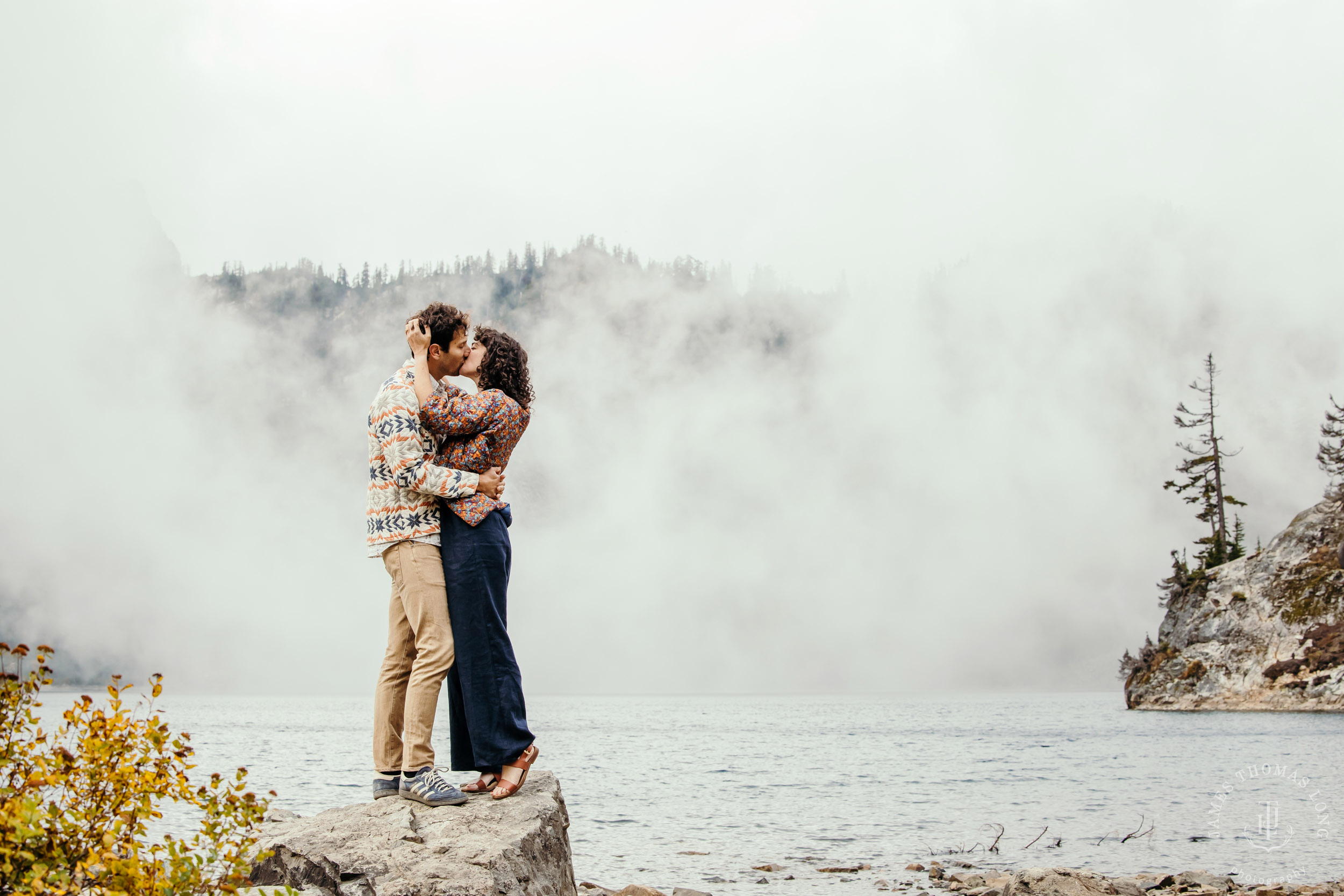 Cascade Mountain adventure engagement by Seattle adventure wedding and elopement photographer James Thomas Long Photography