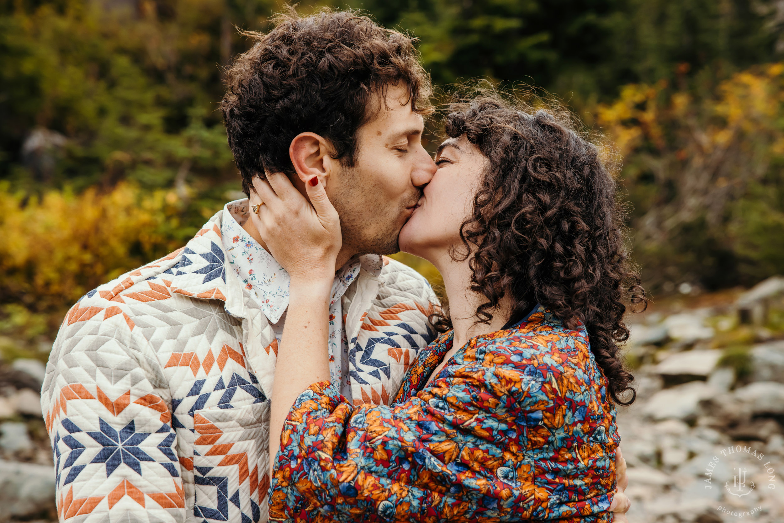 Cascade Mountain adventure engagement by Seattle adventure wedding and elopement photographer James Thomas Long Photography