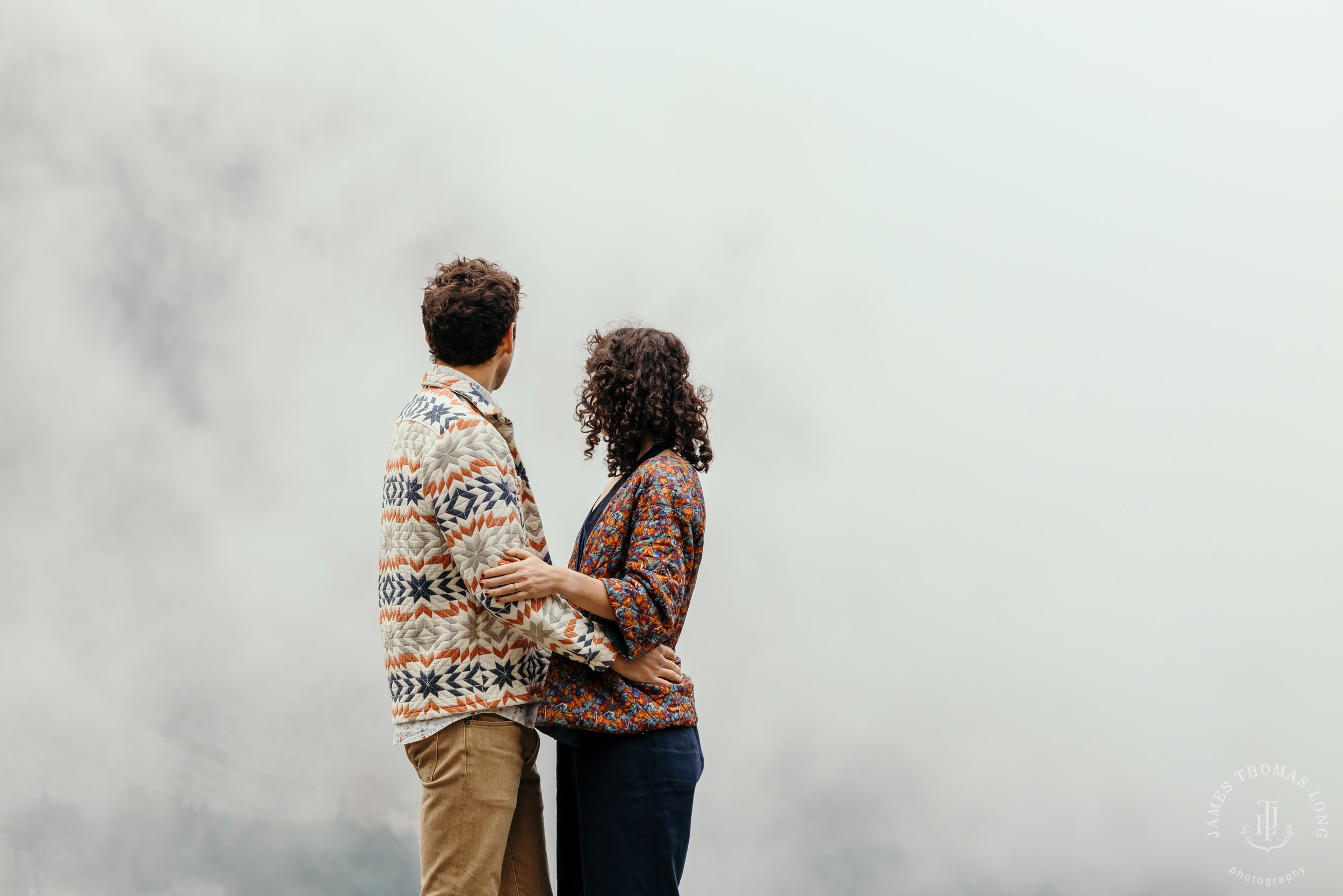 Cascade Mountain adventure engagement by Seattle adventure wedding and elopement photographer James Thomas Long Photography