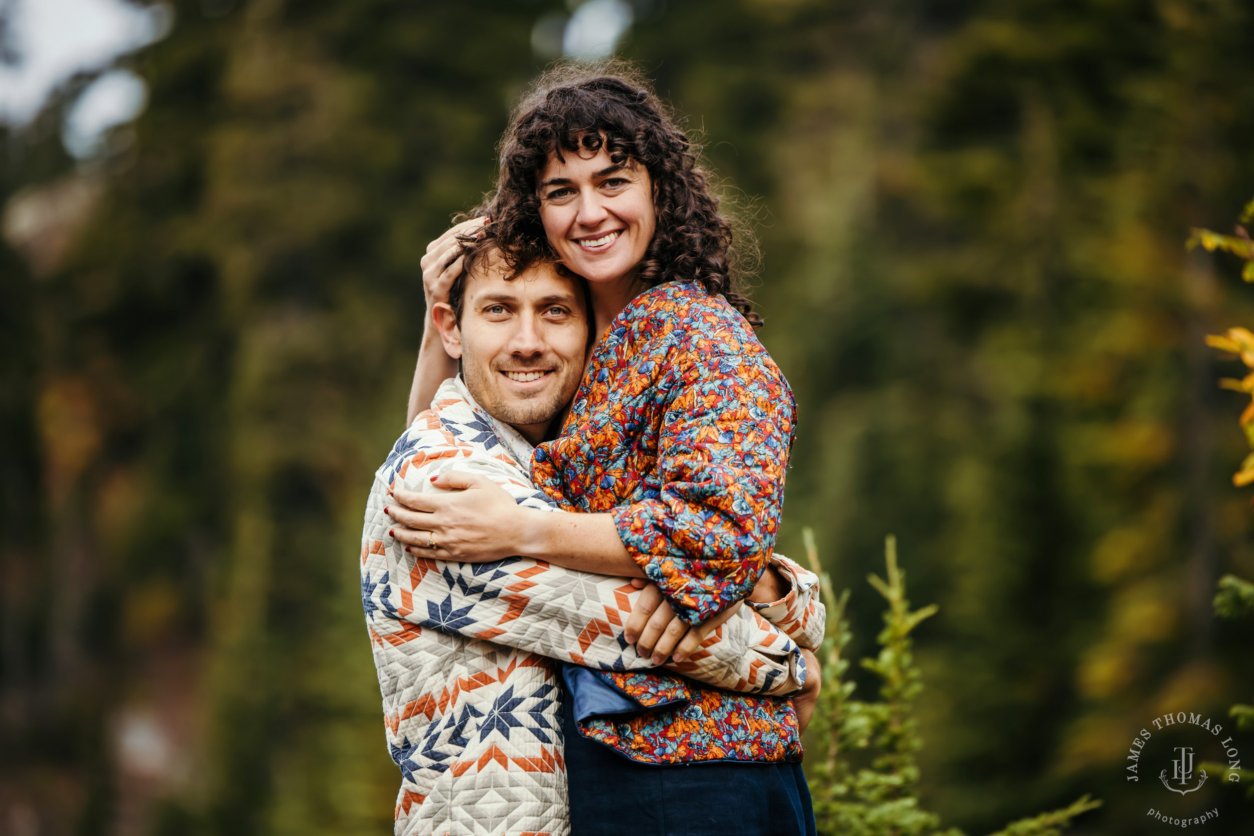 Cascade Mountain adventure engagement by Seattle adventure wedding and elopement photographer James Thomas Long Photography