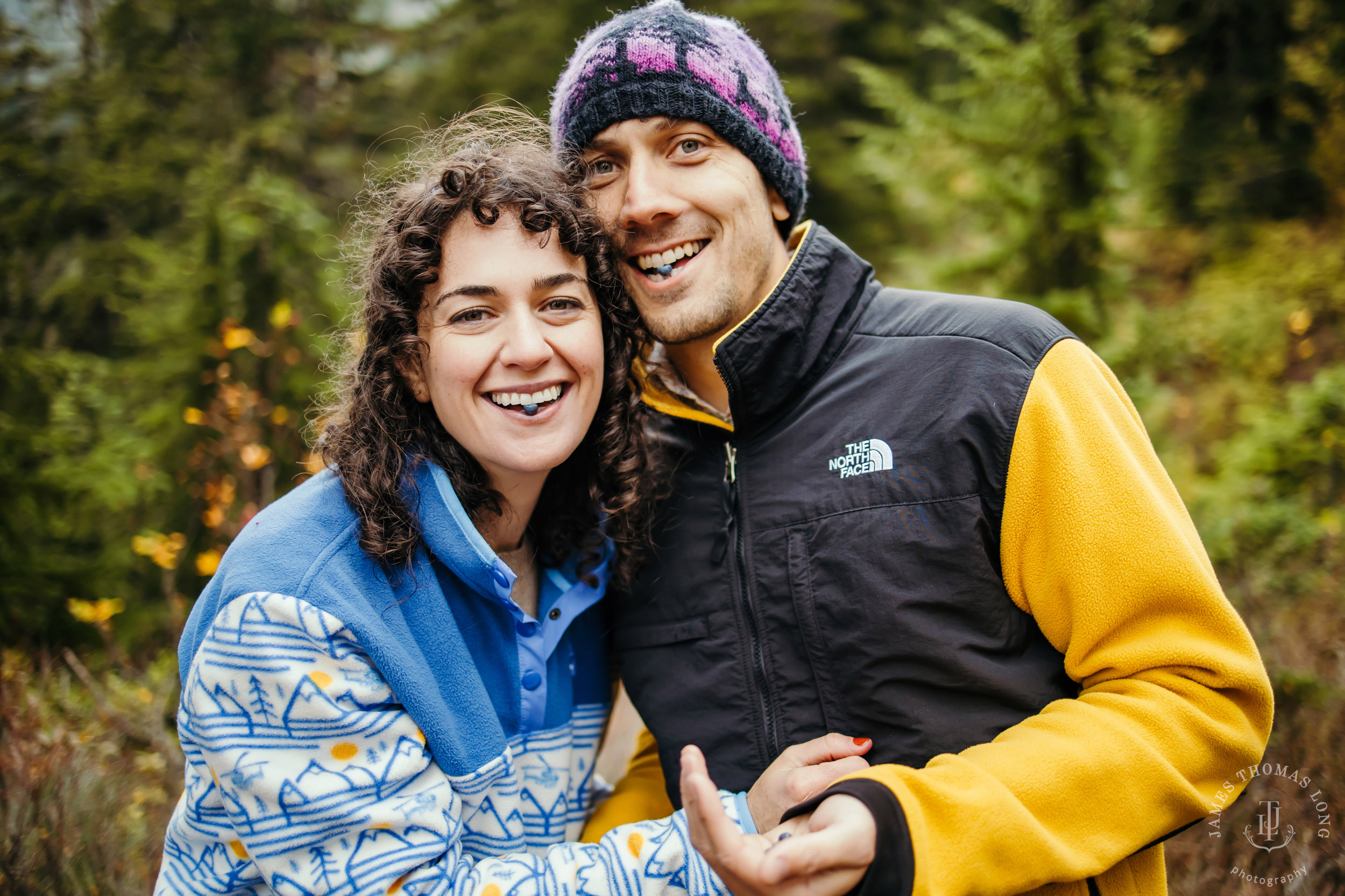 Cascade Mountain adventure engagement by Seattle adventure wedding and elopement photographer James Thomas Long Photography