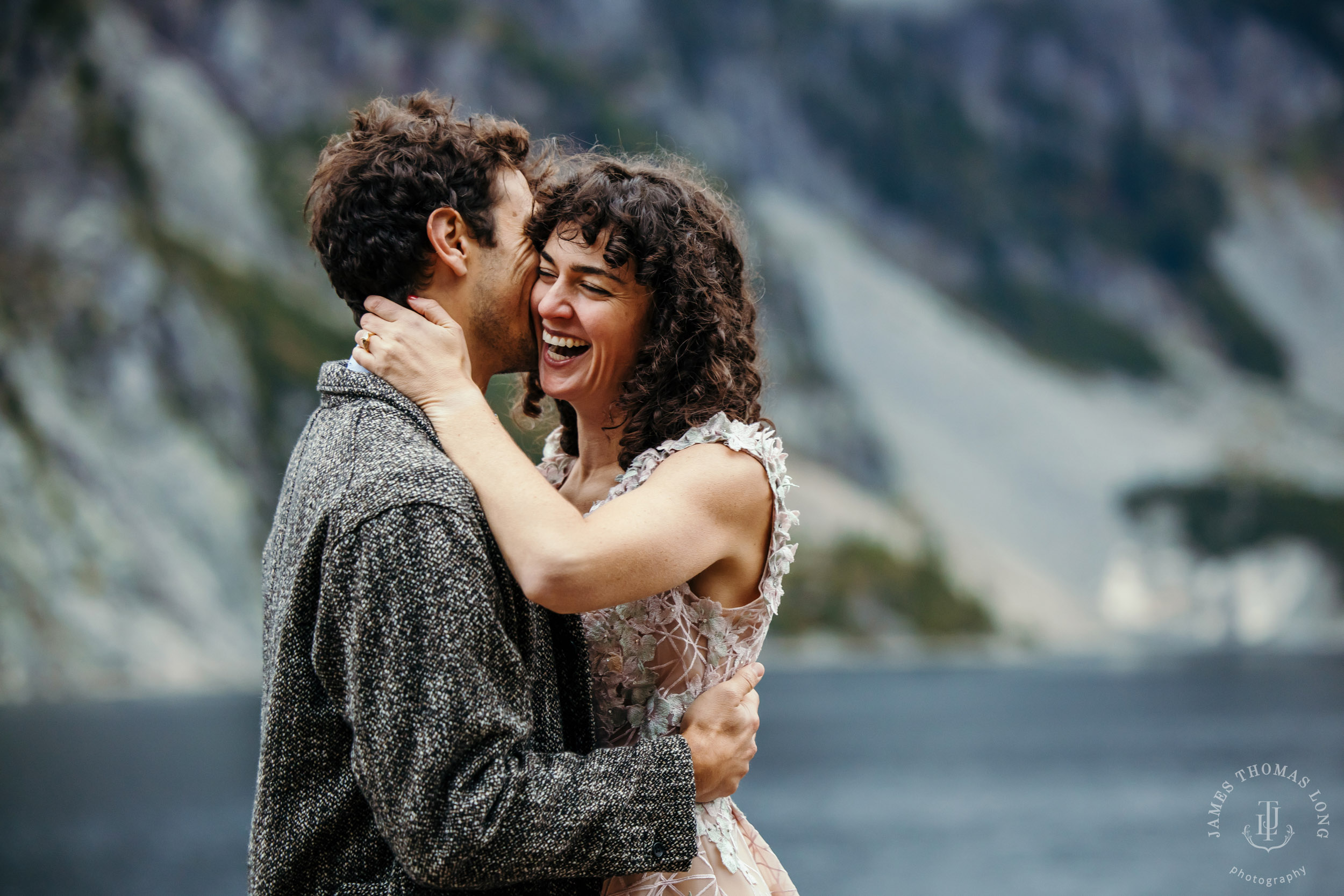Cascade Mountain adventure engagement by Seattle adventure wedding and elopement photographer James Thomas Long Photography