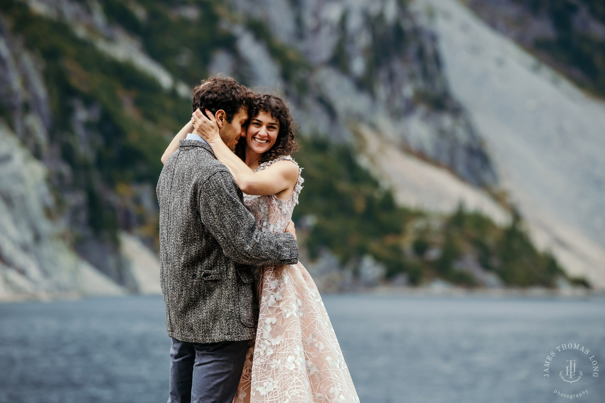 Cascade Mountain adventure engagement by Seattle adventure wedding and elopement photographer James Thomas Long Photography