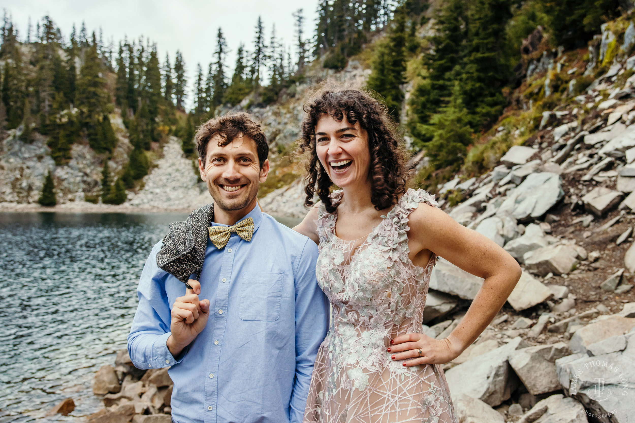 Cascade Mountain adventure engagement by Seattle adventure wedding and elopement photographer James Thomas Long Photography