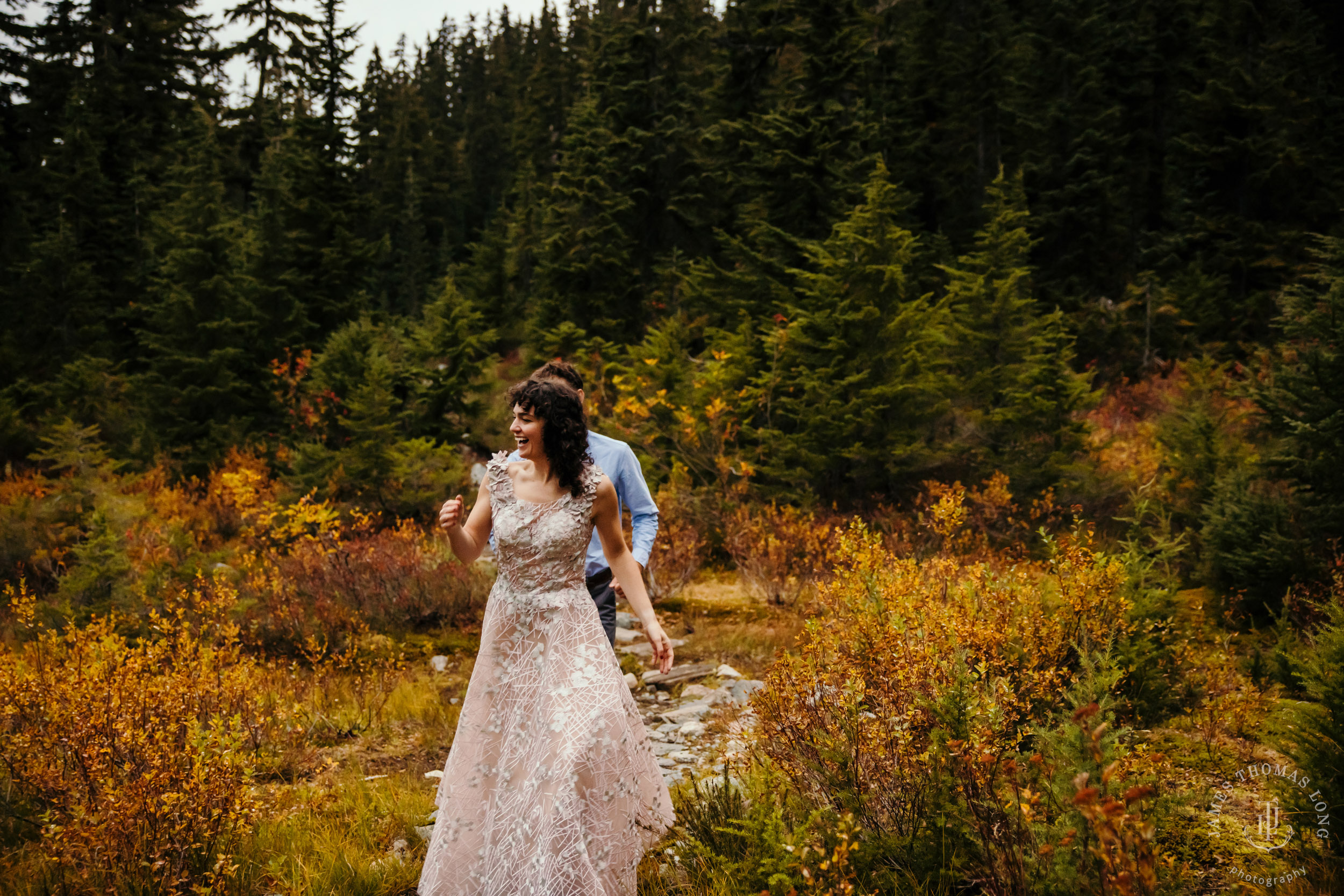 Cascade Mountain adventure engagement by Seattle adventure wedding and elopement photographer James Thomas Long Photography