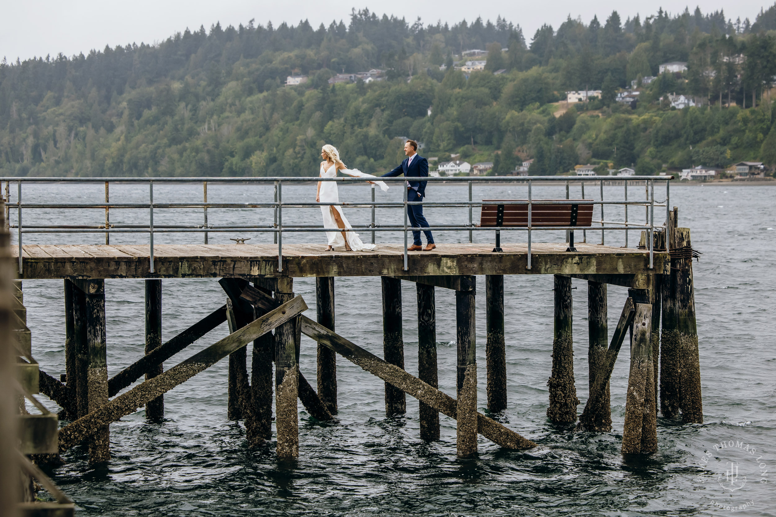 Heyday Farm Bainbridge Island wedding bey Seattle wedding photographer James Thomas Long Photography