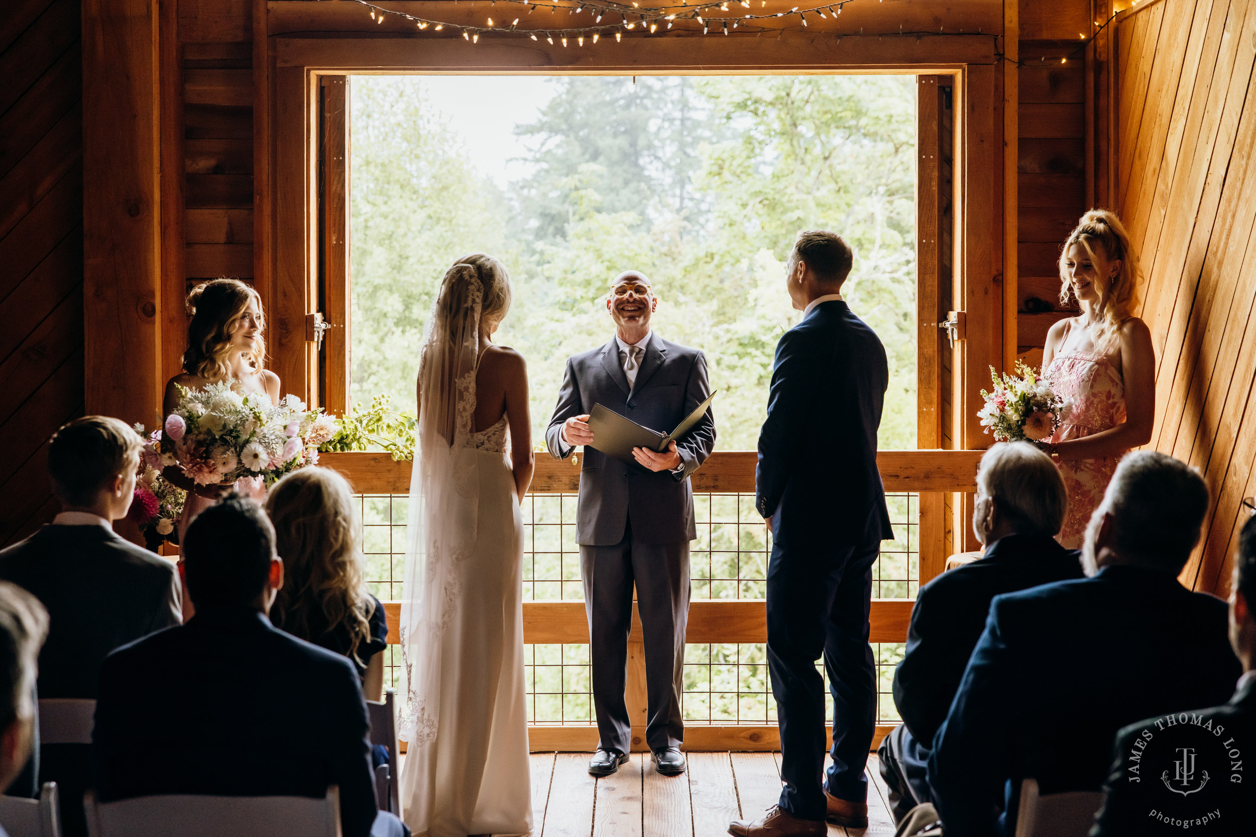 Heyday Farm Bainbridge Island wedding bey Seattle wedding photographer James Thomas Long Photography