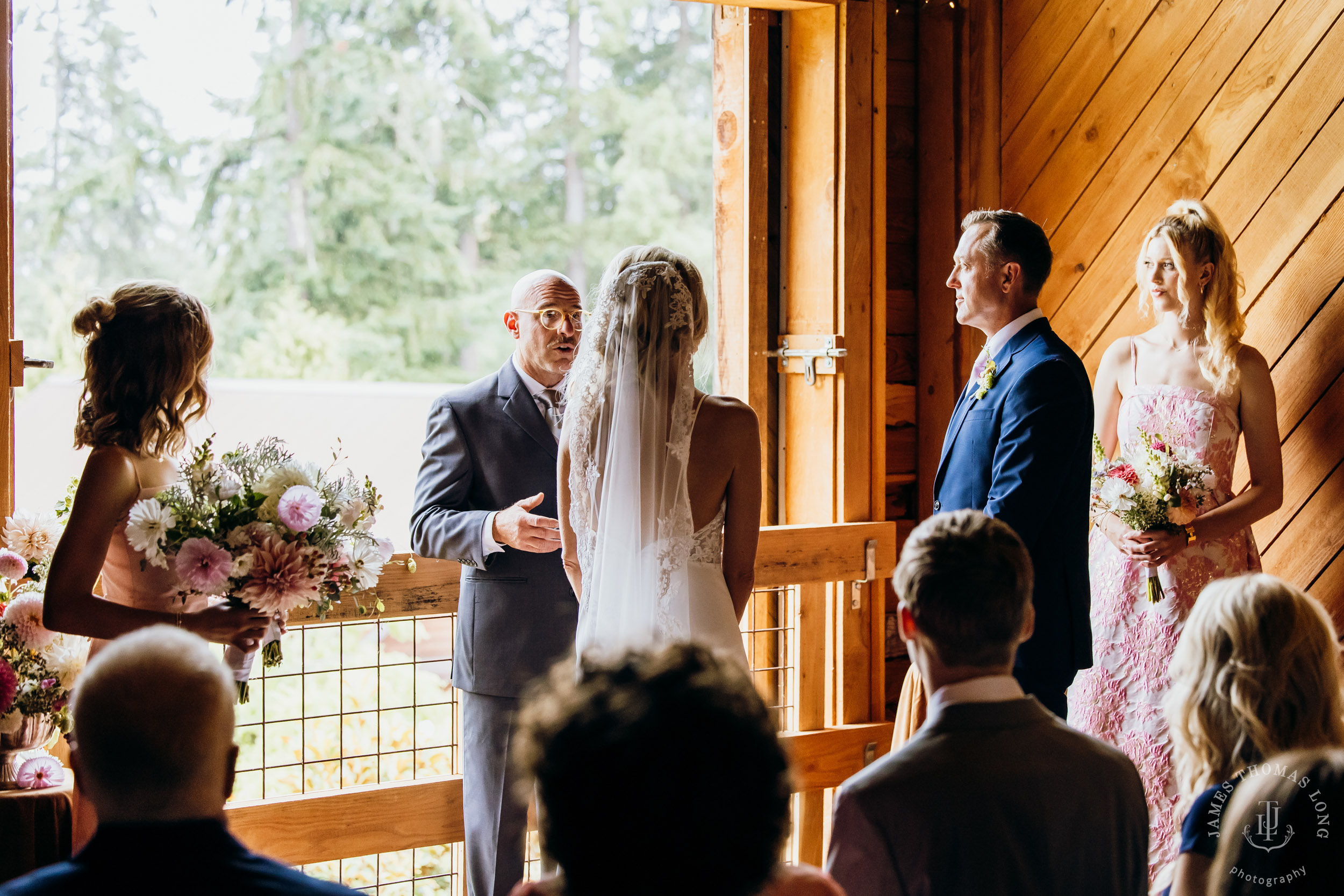 Heyday Farm Bainbridge Island wedding bey Seattle wedding photographer James Thomas Long Photography
