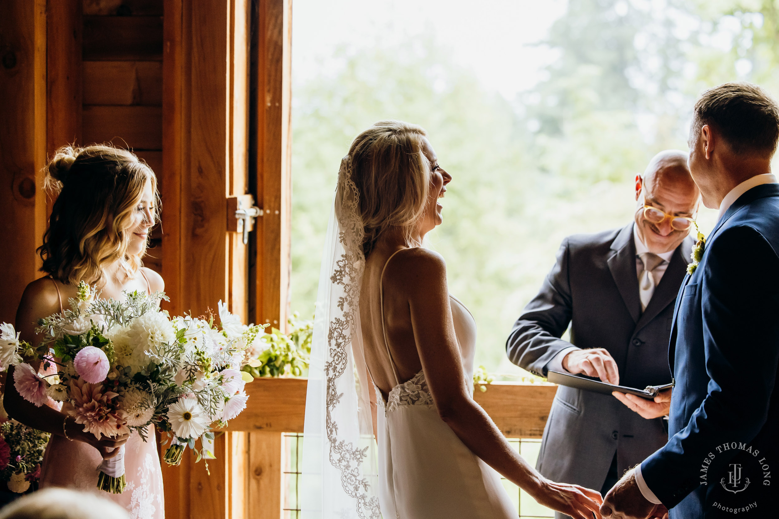 Heyday Farm Bainbridge Island wedding bey Seattle wedding photographer James Thomas Long Photography
