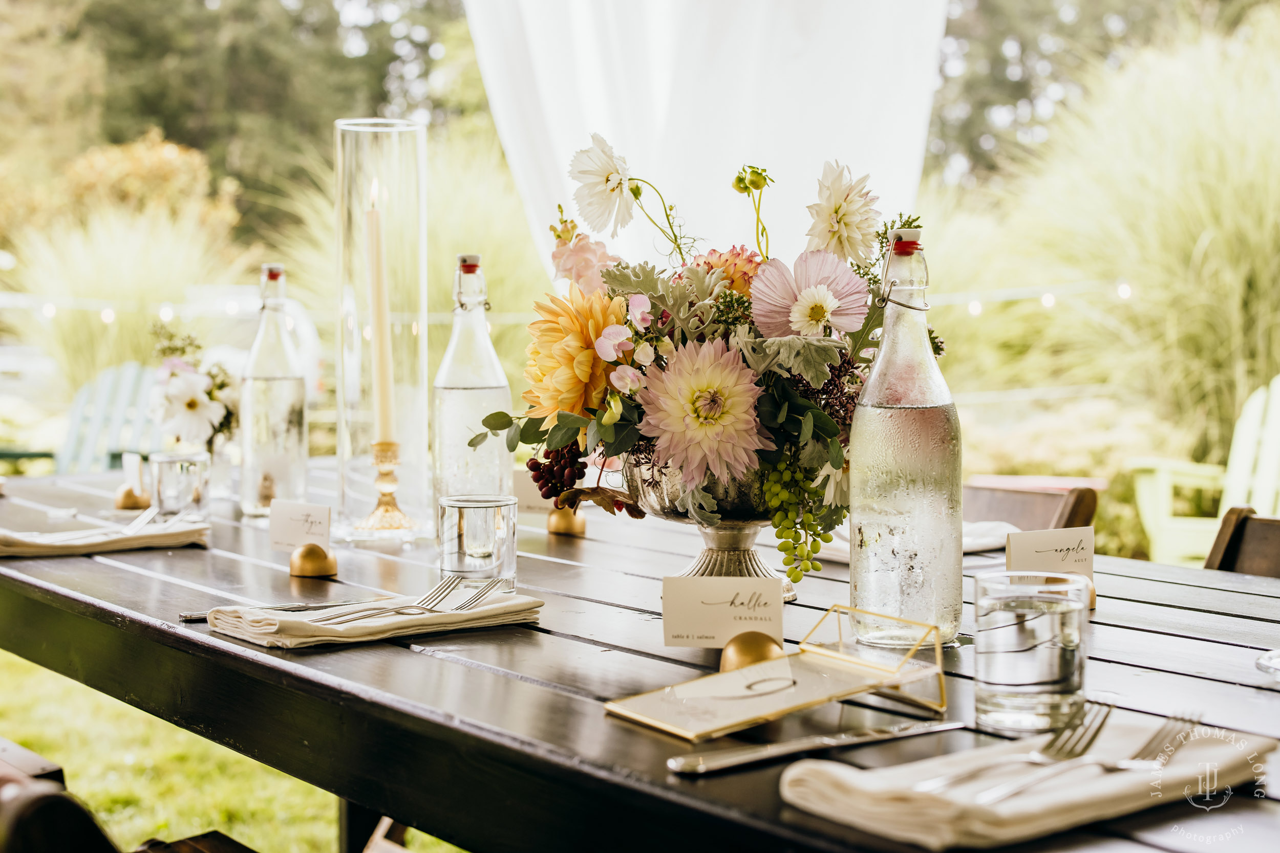Heyday Farm Bainbridge Island wedding bey Seattle wedding photographer James Thomas Long Photography